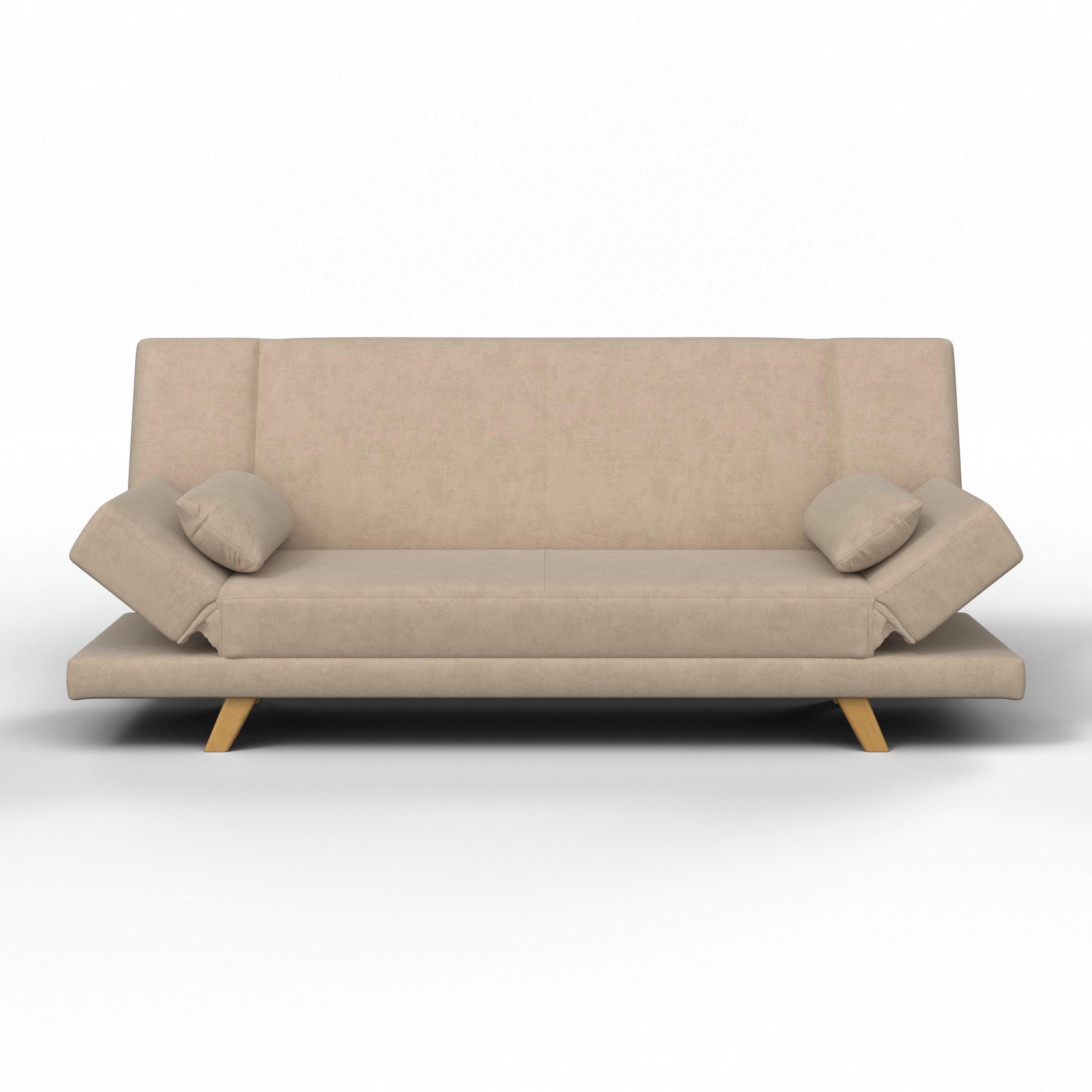 Schlafsofa Funky Beige Webstoff Mömax DE