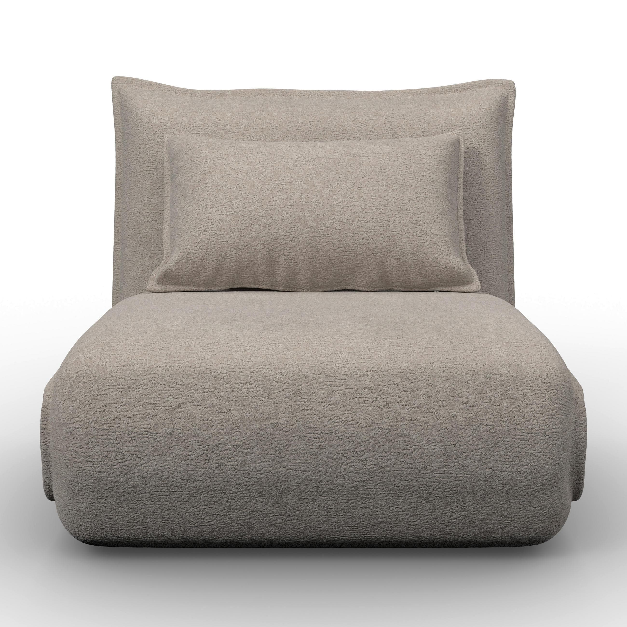 Schlafsessel Macy Beige Bouclé