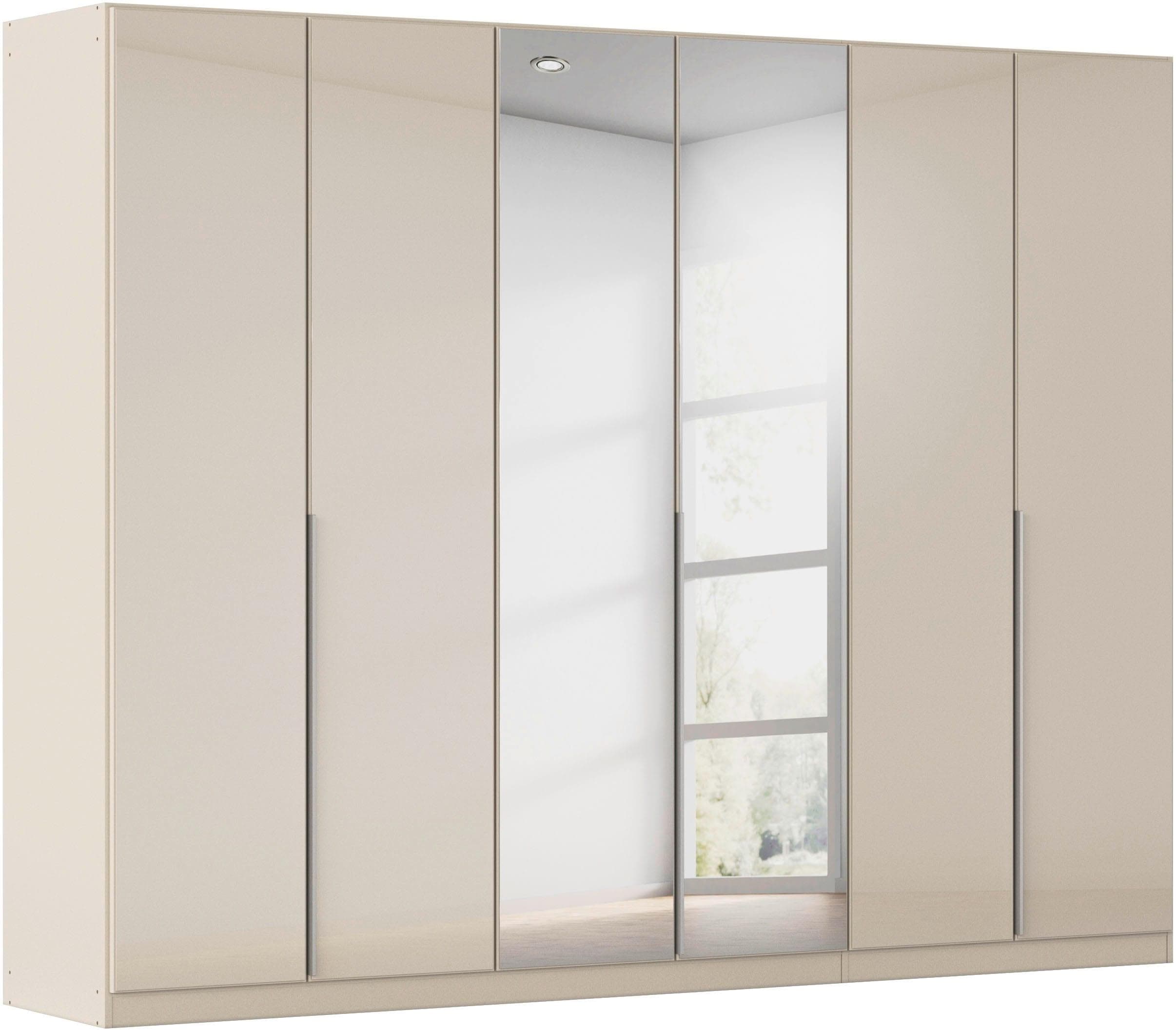 OTTO HOME Drehtürenschrank AGORDO Beige Glasfront