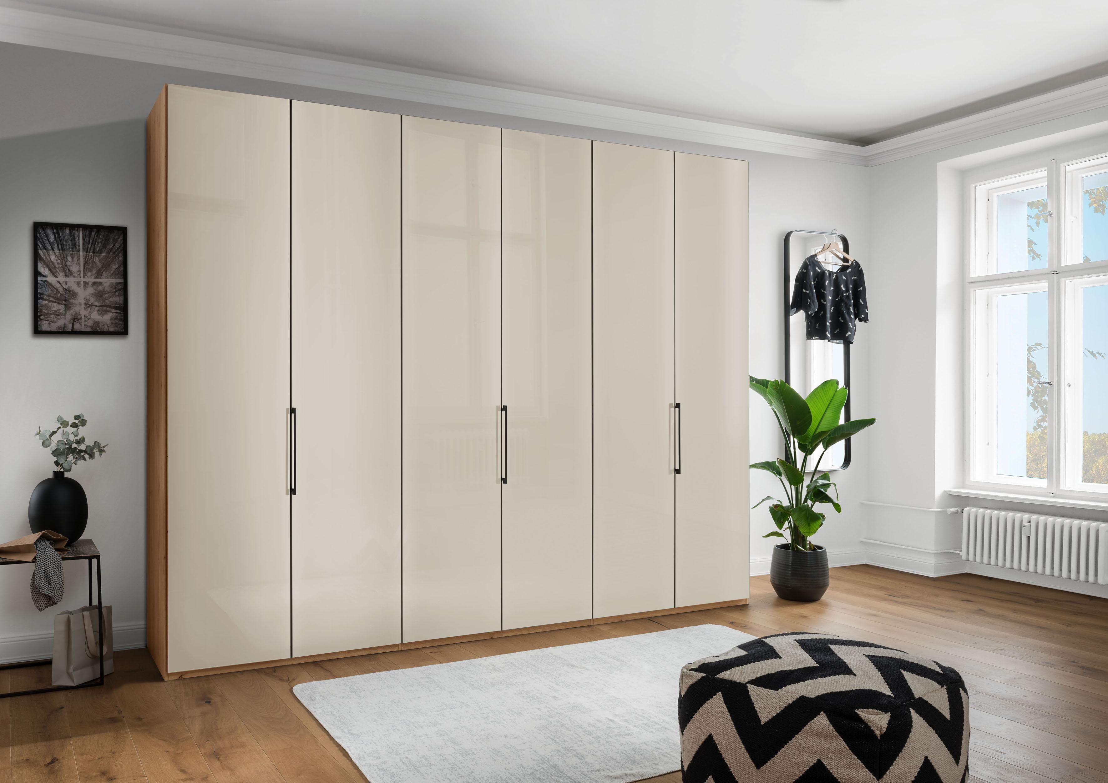WIEMANN Monaco Kleiderschrank mit Glasfront und Türdämpfung