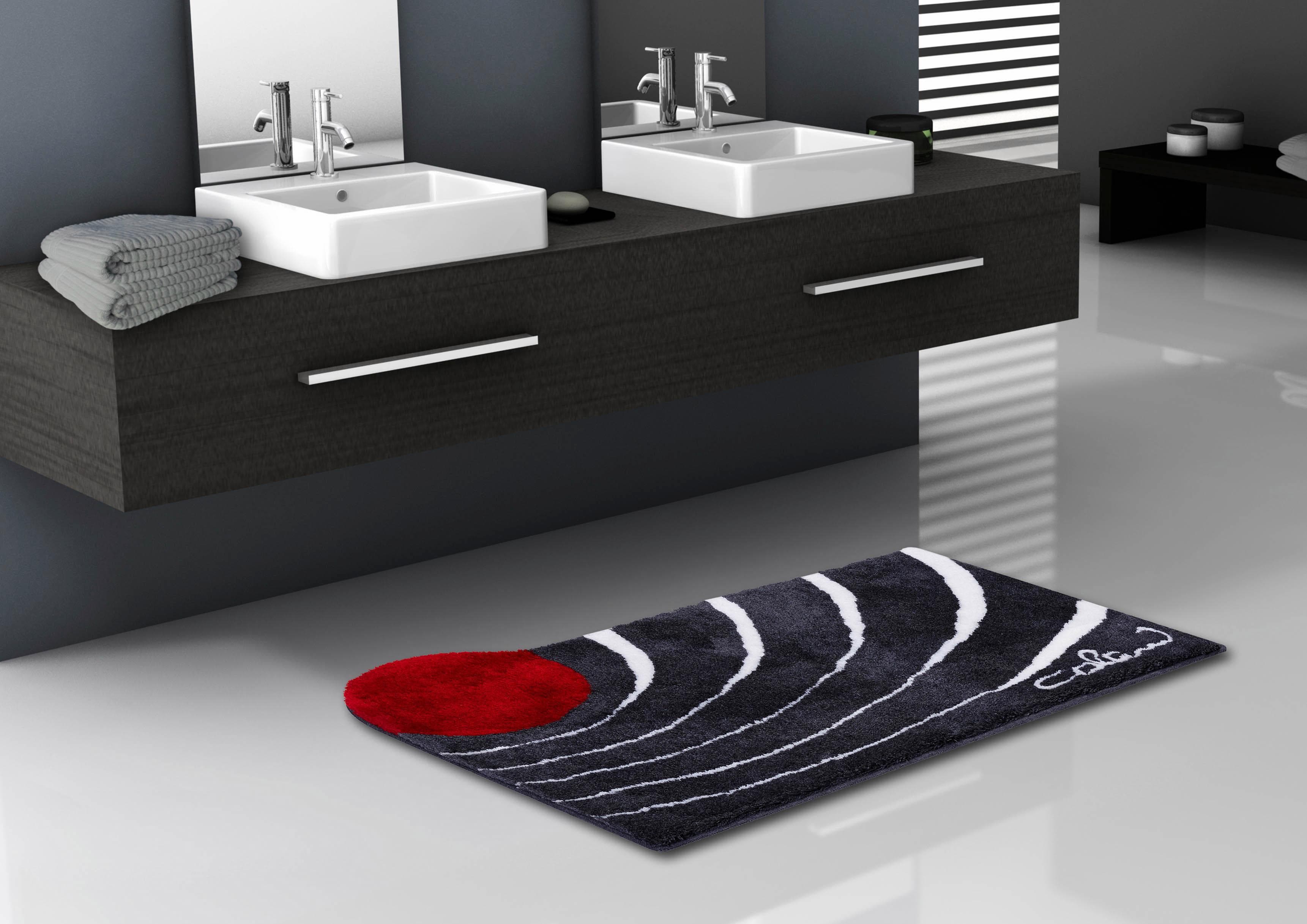 Badematte Colani 2 Grau Polyacryl