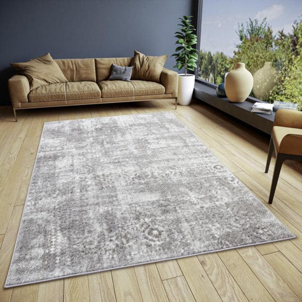 HANSE HOME Teppich Style Grau Beige Vintage Orient Kurzflor