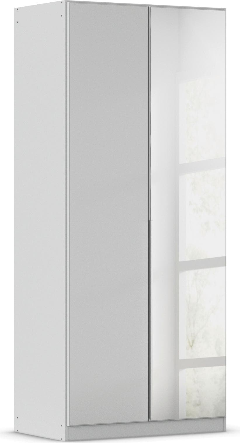 OTTO HOME AGORDO Drehtürenschrank Seidengrau Glasfront