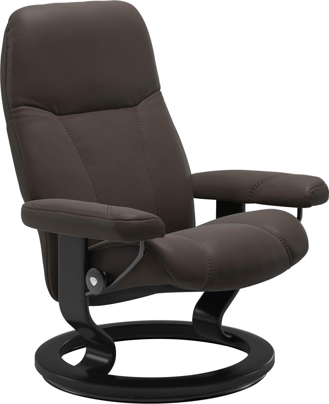 STRESSLESS Relaxsessel Consul Braun Leder Classic Base
