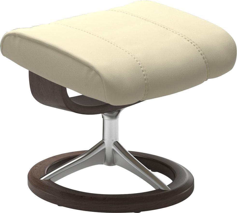 STRESSLESS Fußhocker Consul Beige Leder vanilla PALOMA Signature Base