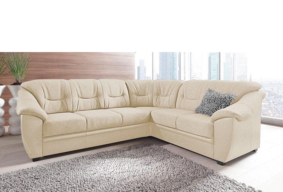 Ecksofa SIT & MORE Savona L-Form Beige Modernes Polstersofa