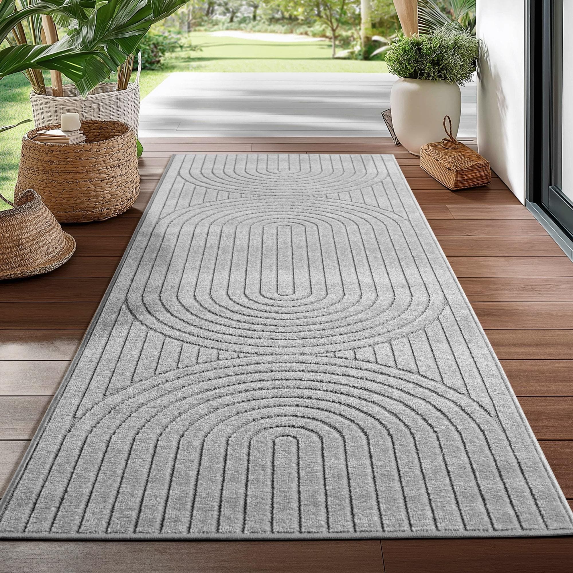 Outdoorteppich AYYILDIZ TEPPICHE "NOVA 1201" Silber