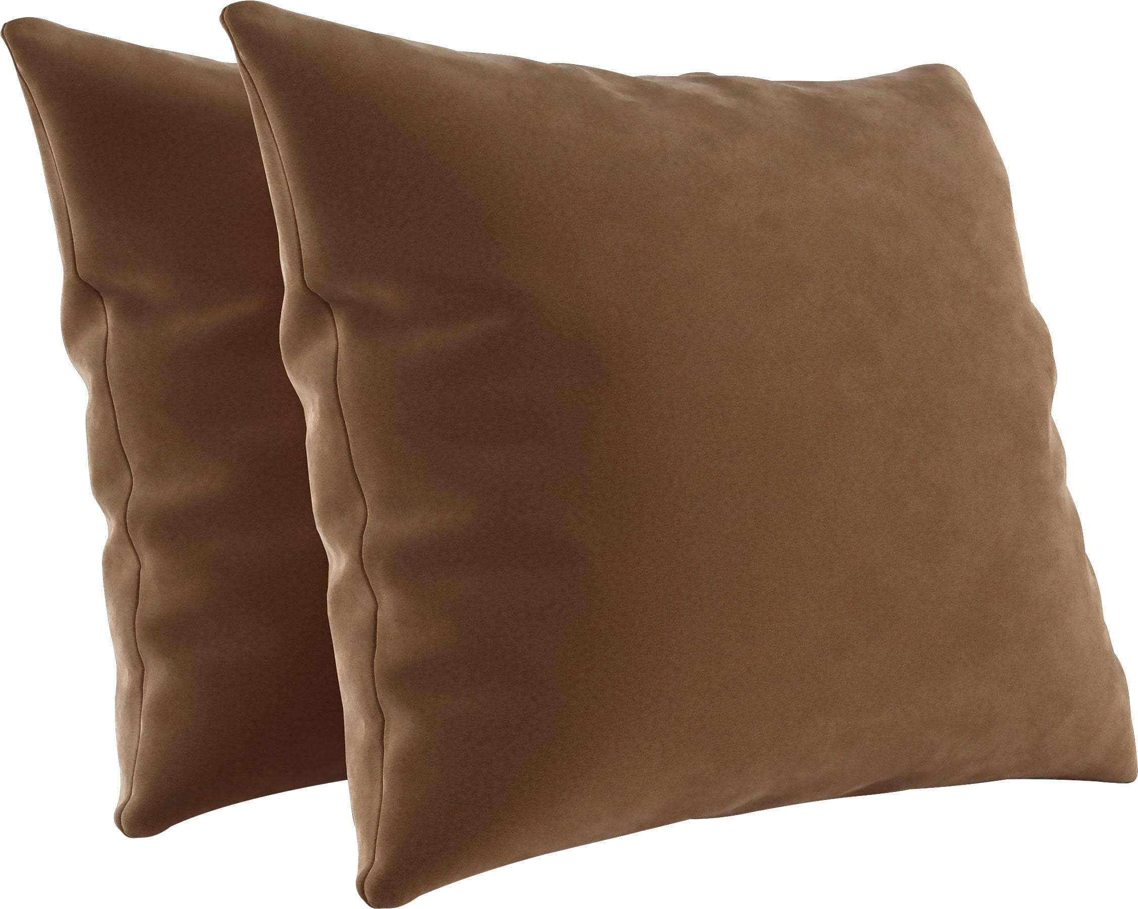 Home Affaire Sofakissen Viva Braun 2er-Set Polyester