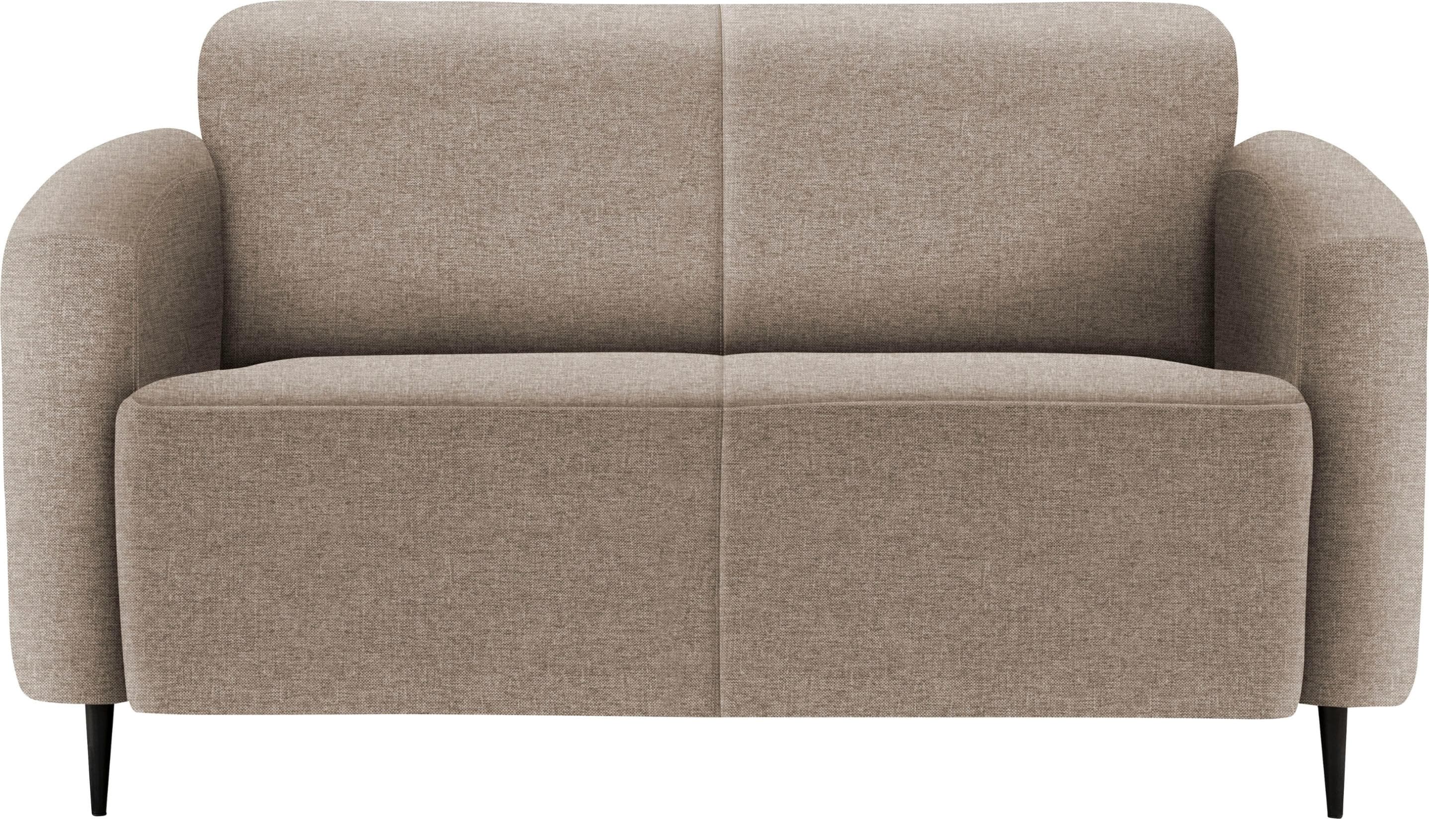HOME AFFAIRE Marone 2-Sitzer Sofa Taupe Polyester