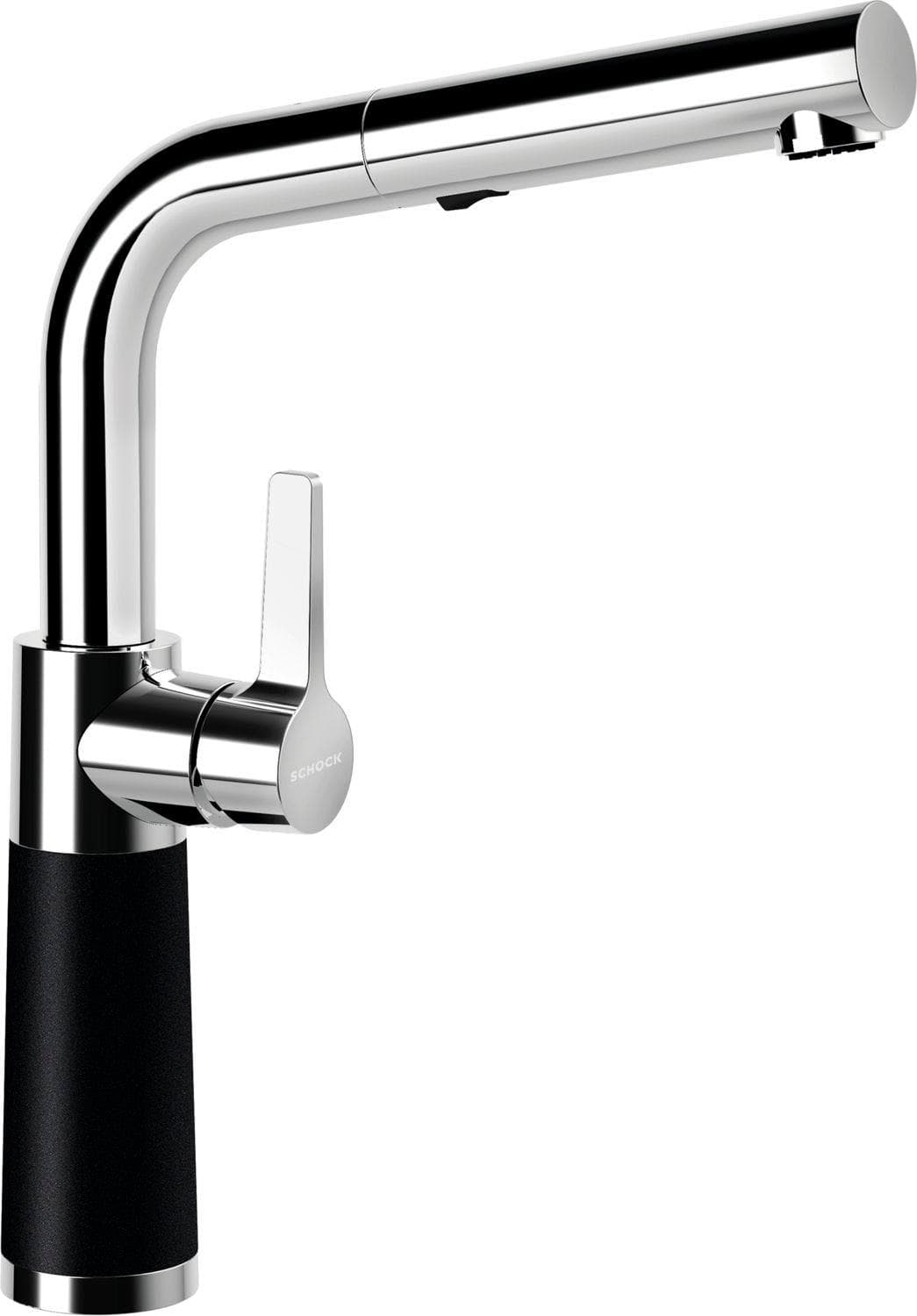 Küchenarmatur SCHOCK SC-540 SB Schwarz Messing Ausziehbar