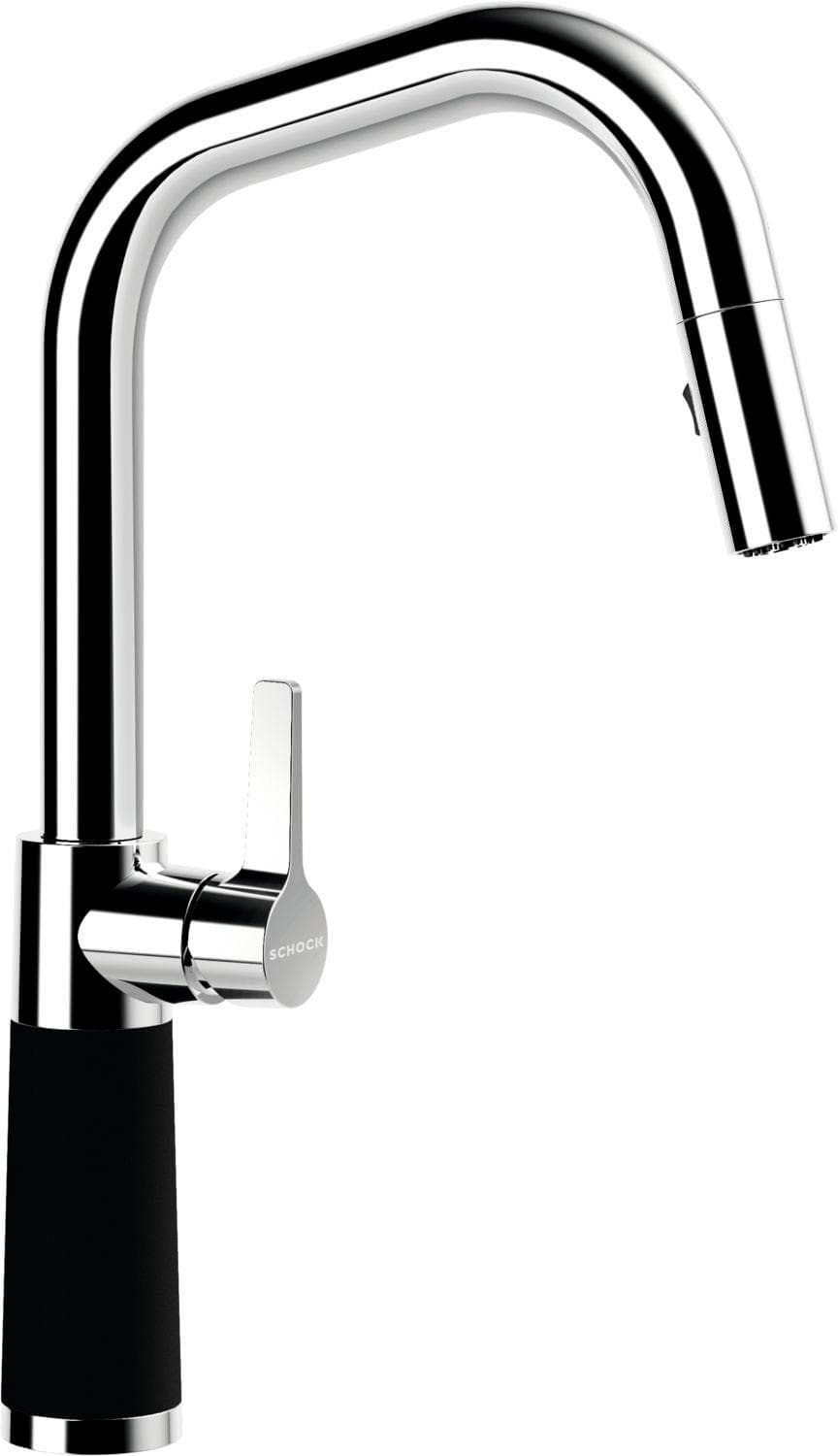 Küchenarmatur SCHOCK SC-530 SB Schwarz Messing Ausziehbar