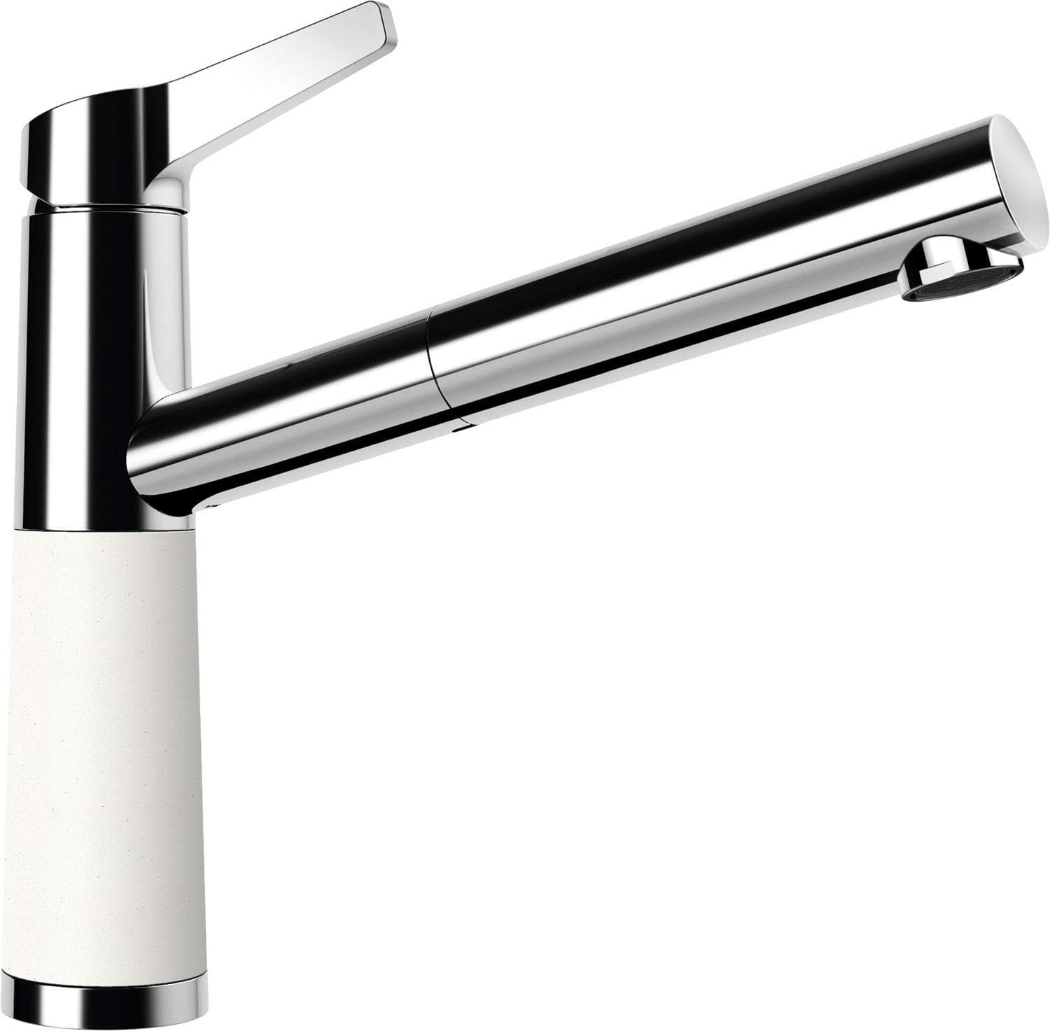 Küchenarmatur SCHOCK SC-510 SB ND weiß Messing Niederdruck ausziehbar