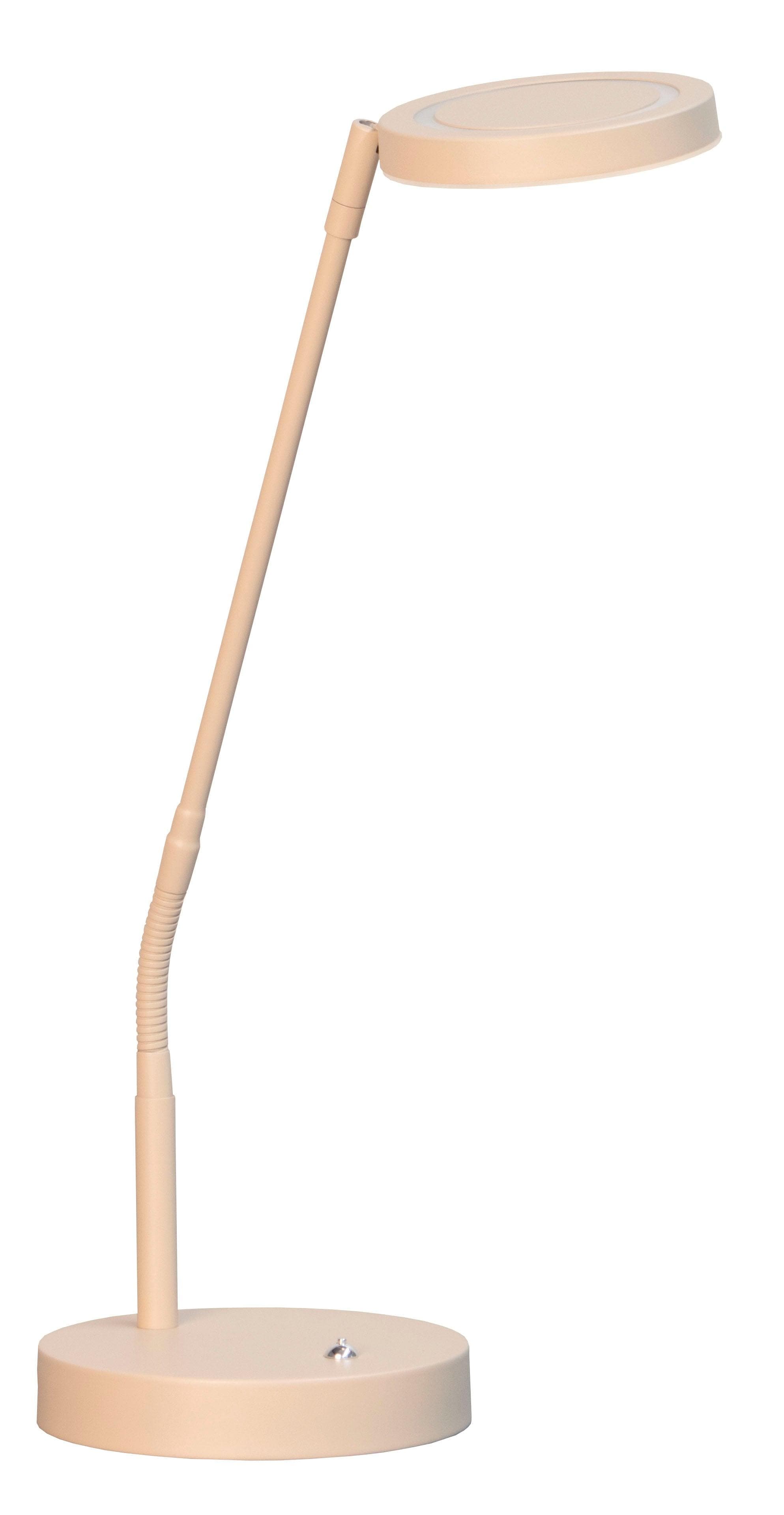 Fischer und Honsel LED-Tischlampe Sorento Beige Metall CCT
