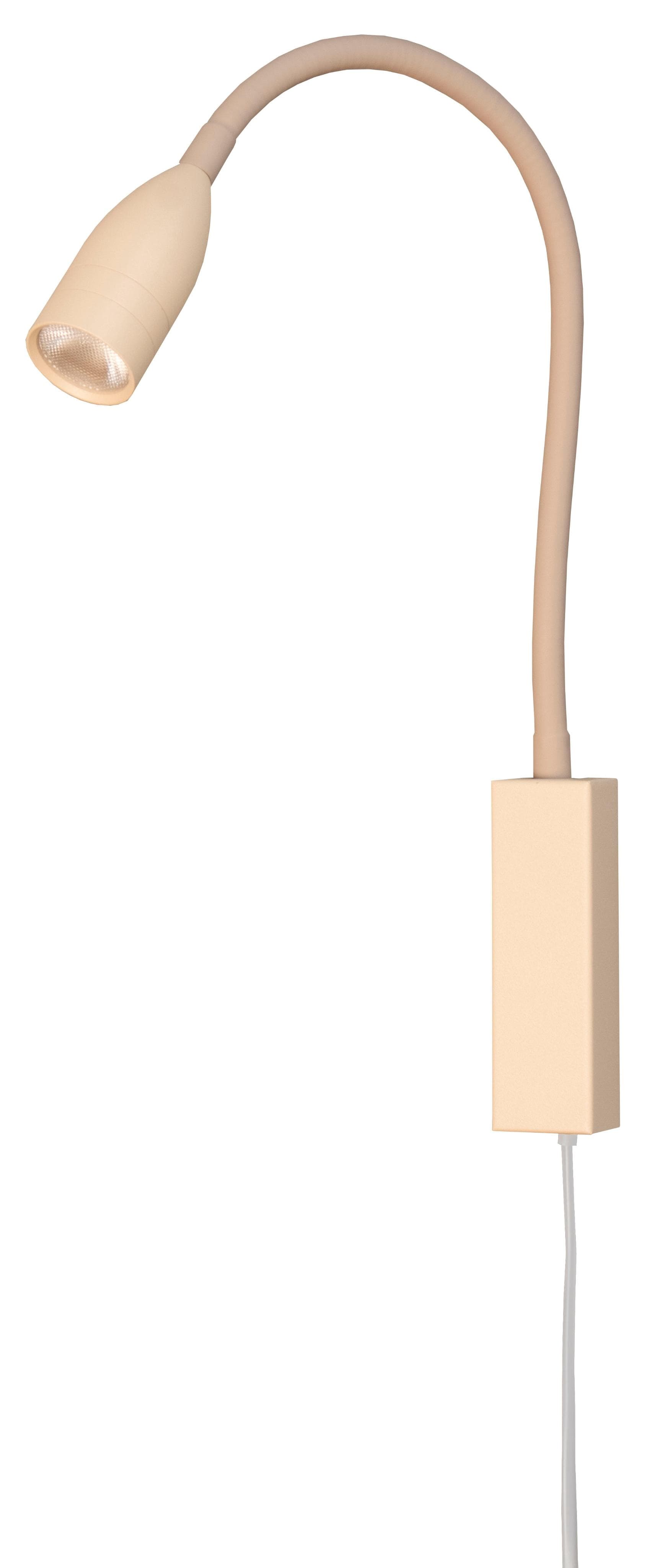 Fischer und Honsel LED-Wandleuchte Sten Beige Gestensteuerung