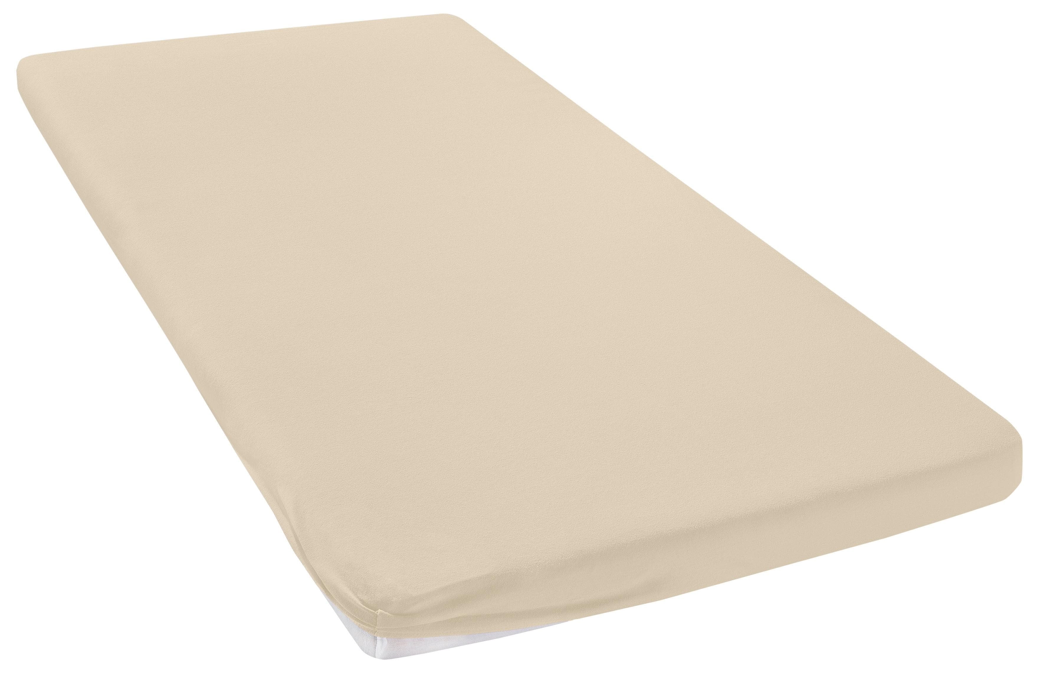 Spannbettlaken OTTO HOME Paprika Topper Basic Microfaser