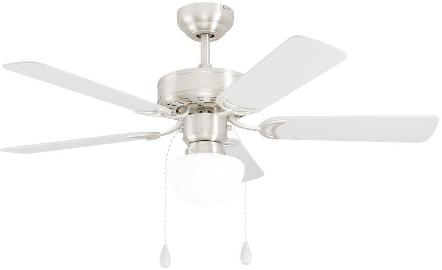 EGLO CADIZ Deckenventilator mit LED-Leuchte Grau/Nickel