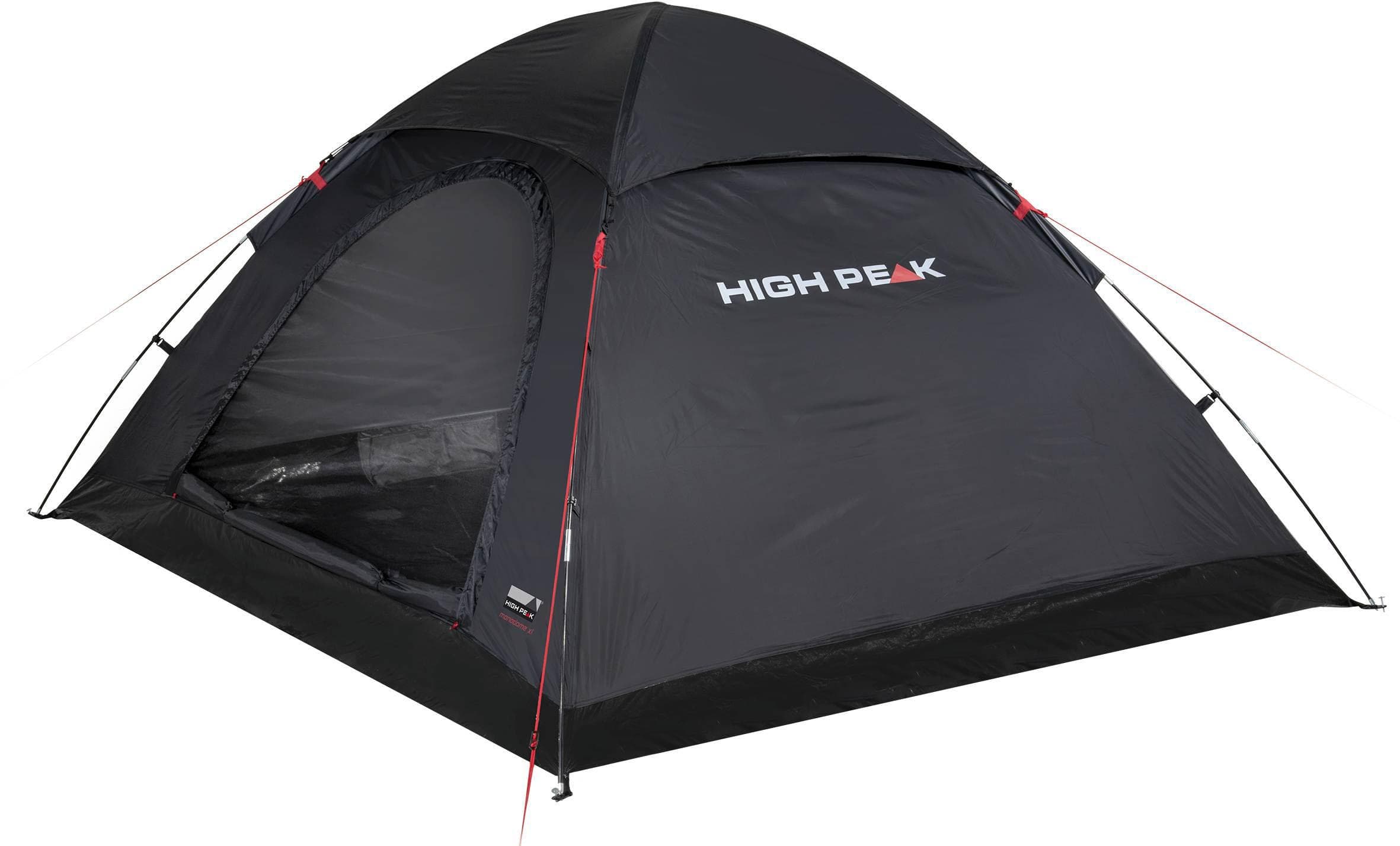 HIGH PEAK Monodome XL Kuppelzelt Schwarz 4 Personen