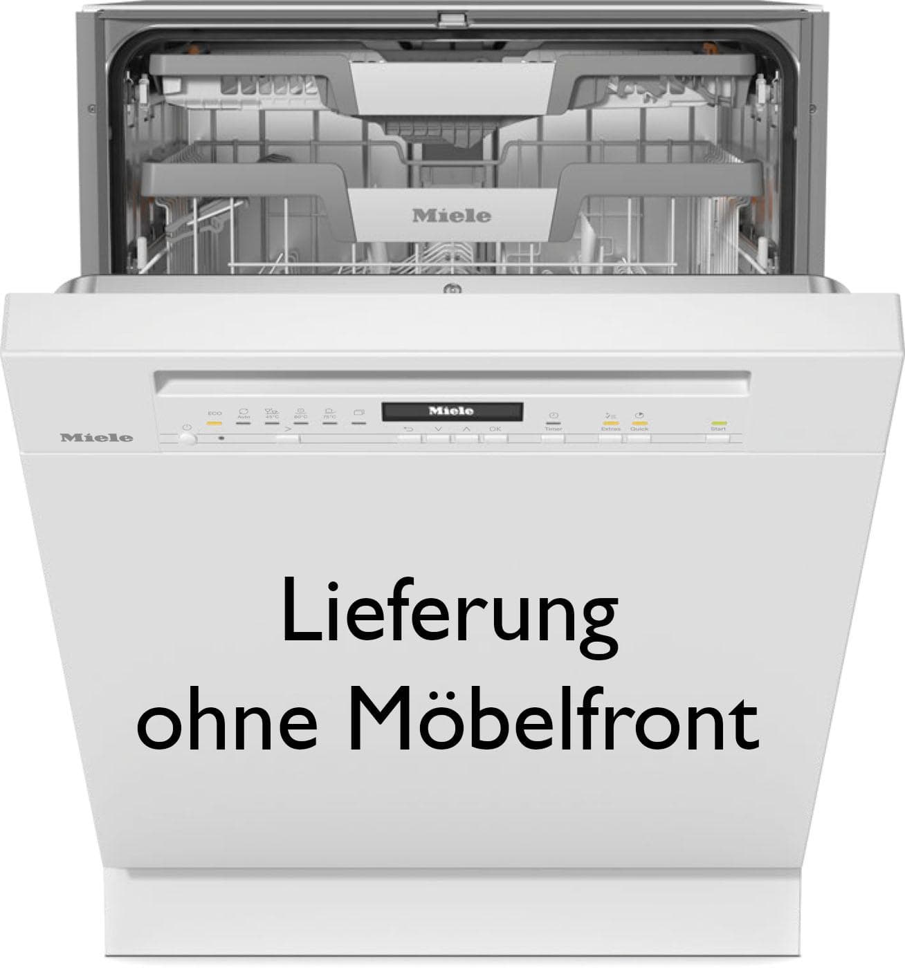 MIELE teilintegrierbarer Geschirrspüler G 7210 SCi Weiß Energieeffizienz A