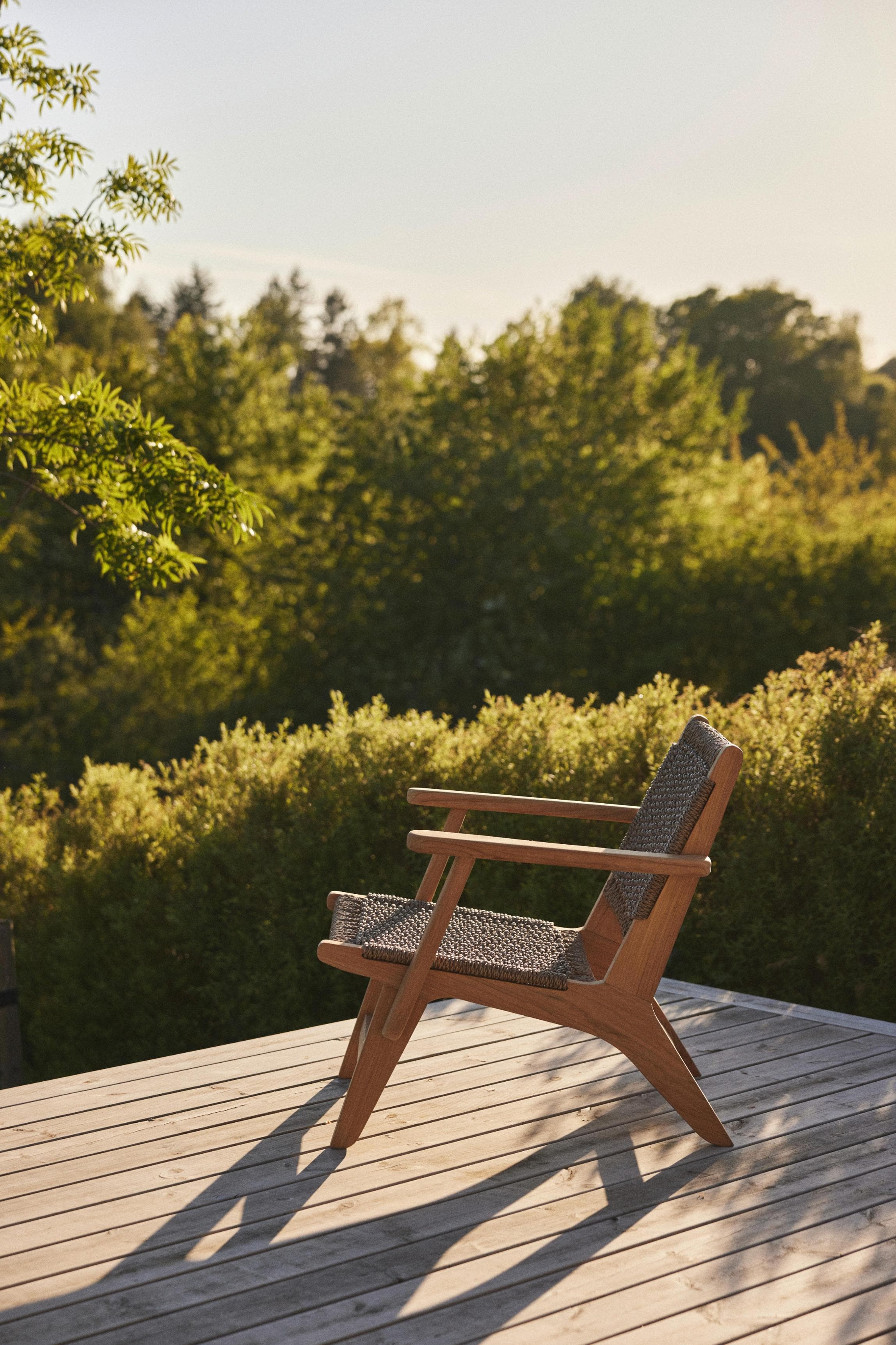 Loungesessel Eya Teak Gartenmöbel Holz Modern