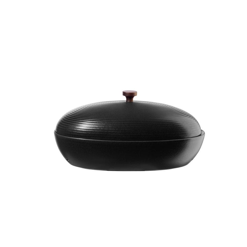 ASA Brottopf Kitchen`art Schwarz Keramik 0 L Oval 32x16.5x18 cm Lüftungslöcher