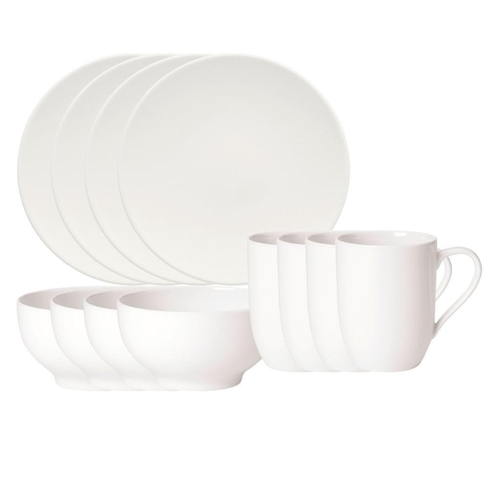Villeroy & Boch Frühstücksservice For Me Weiß Keramik 12-teilig
