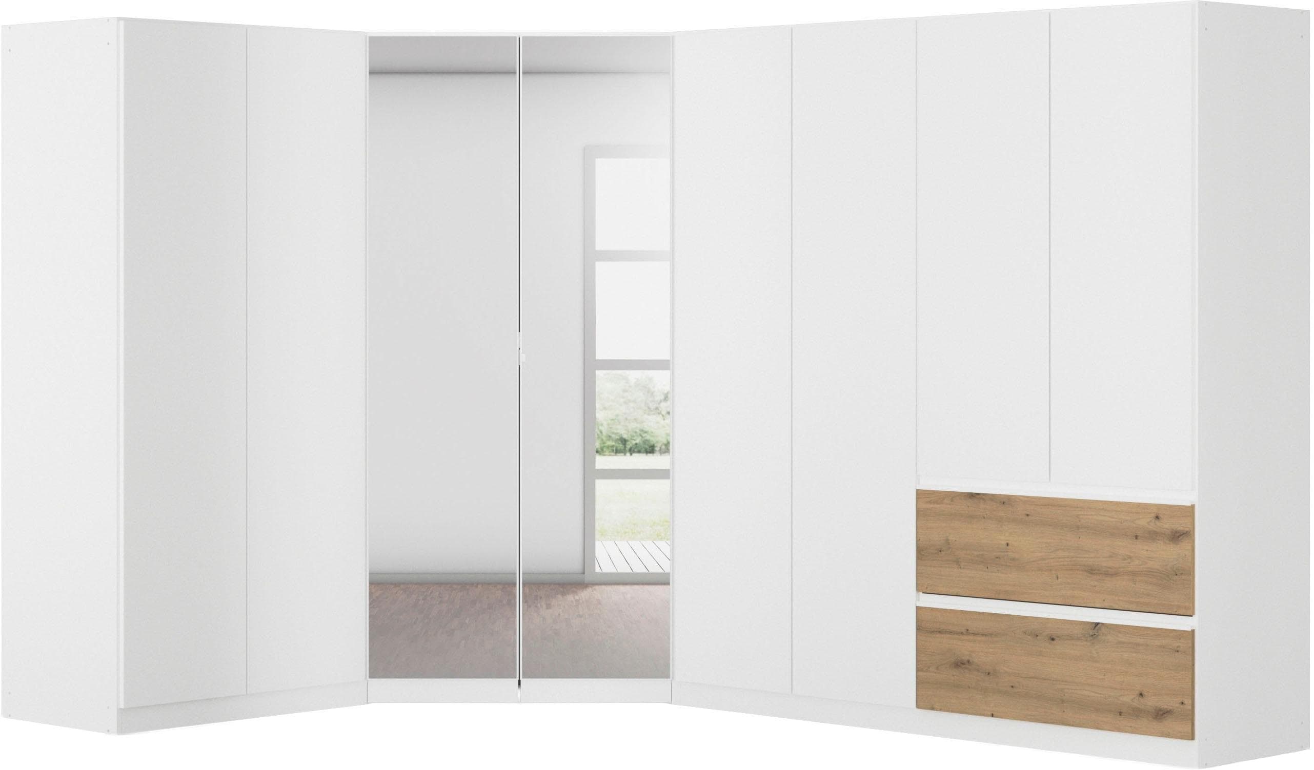 Schrank-Set RAUCH Kleiderschrank Garderobe Wäscheschrank Costa Push-to-Open