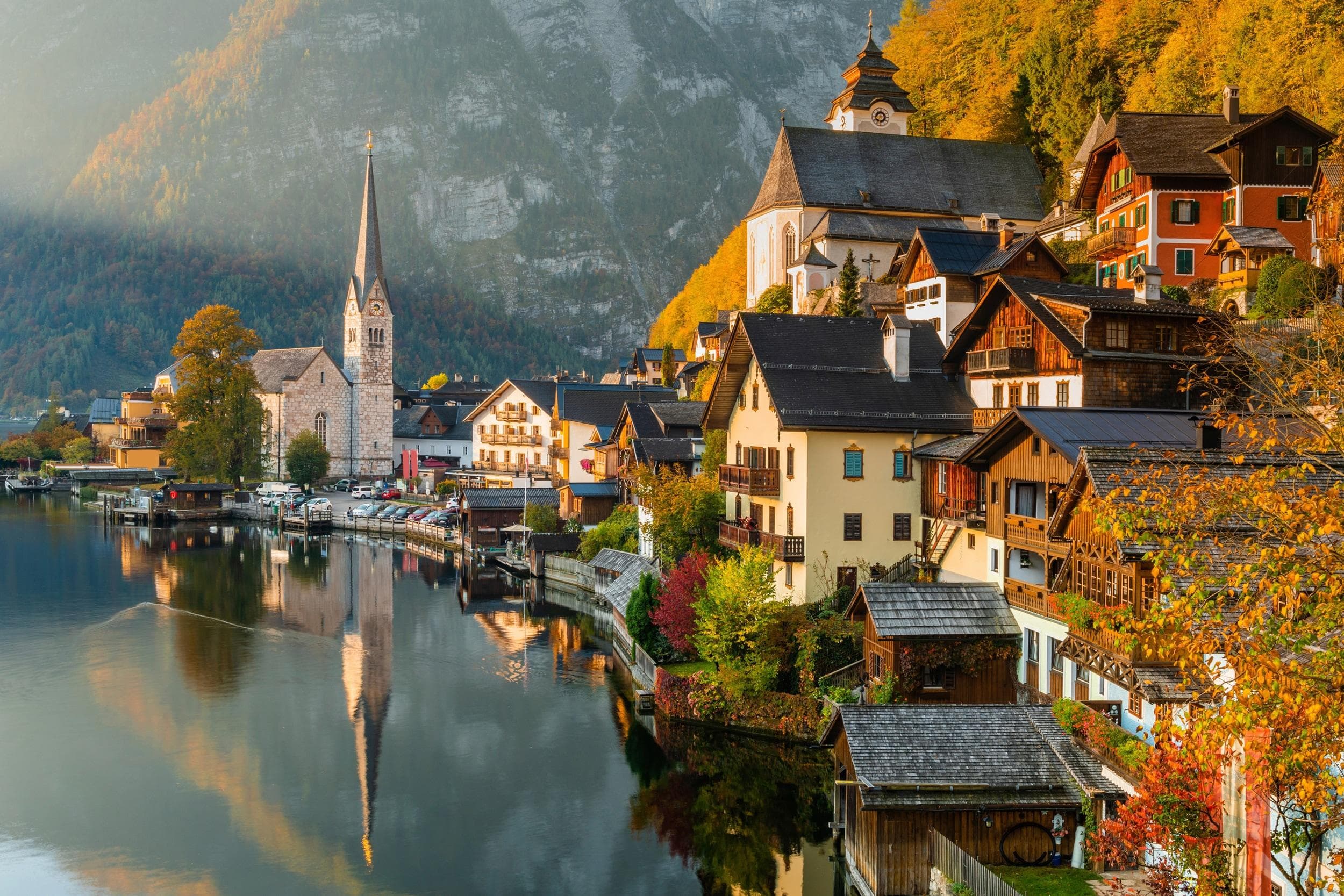Fototapete Landschaft Vlies bunt 350x260cm