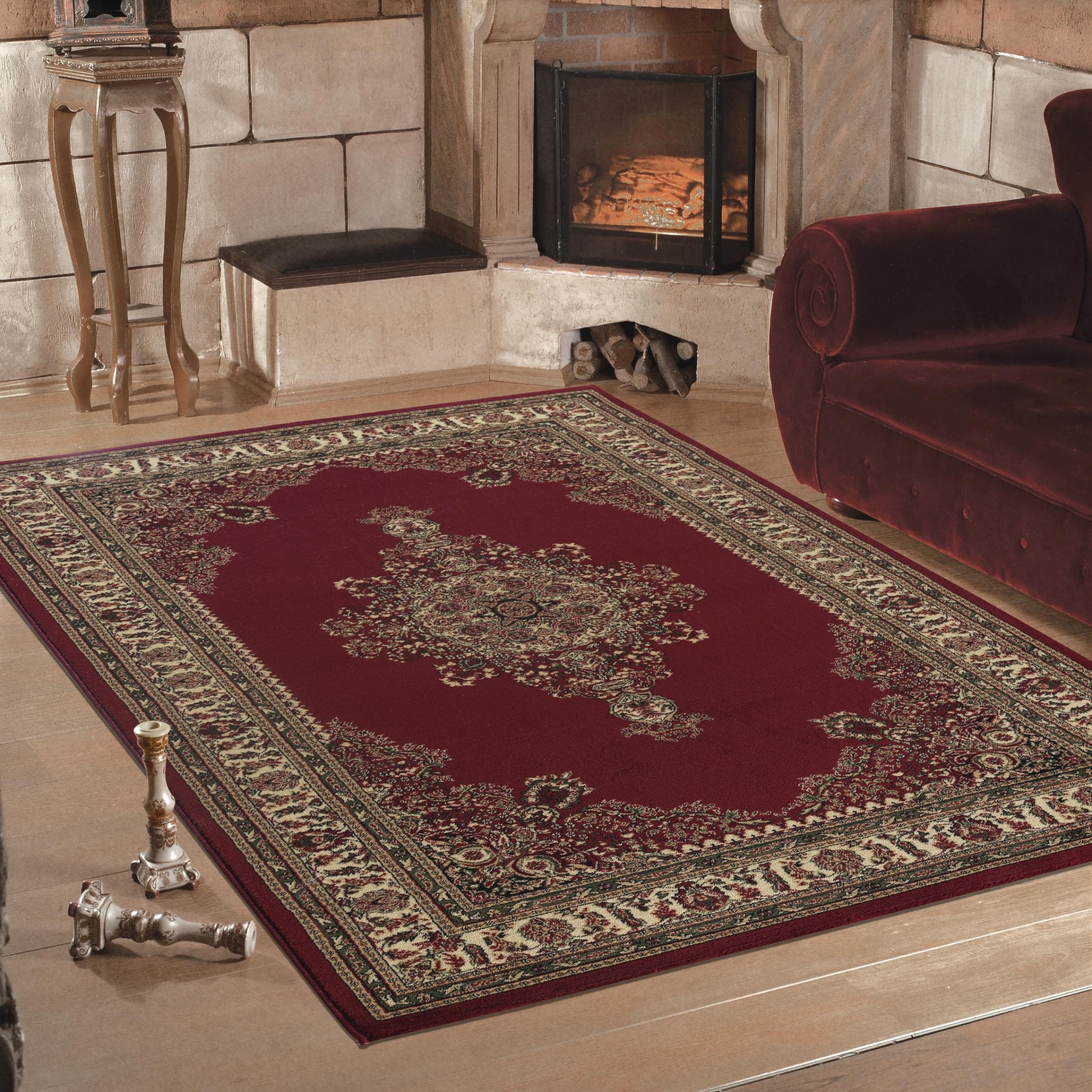 Ayyildiz Teppiche Marrakesh 297 Rot Orient-Optik Kurzflor
