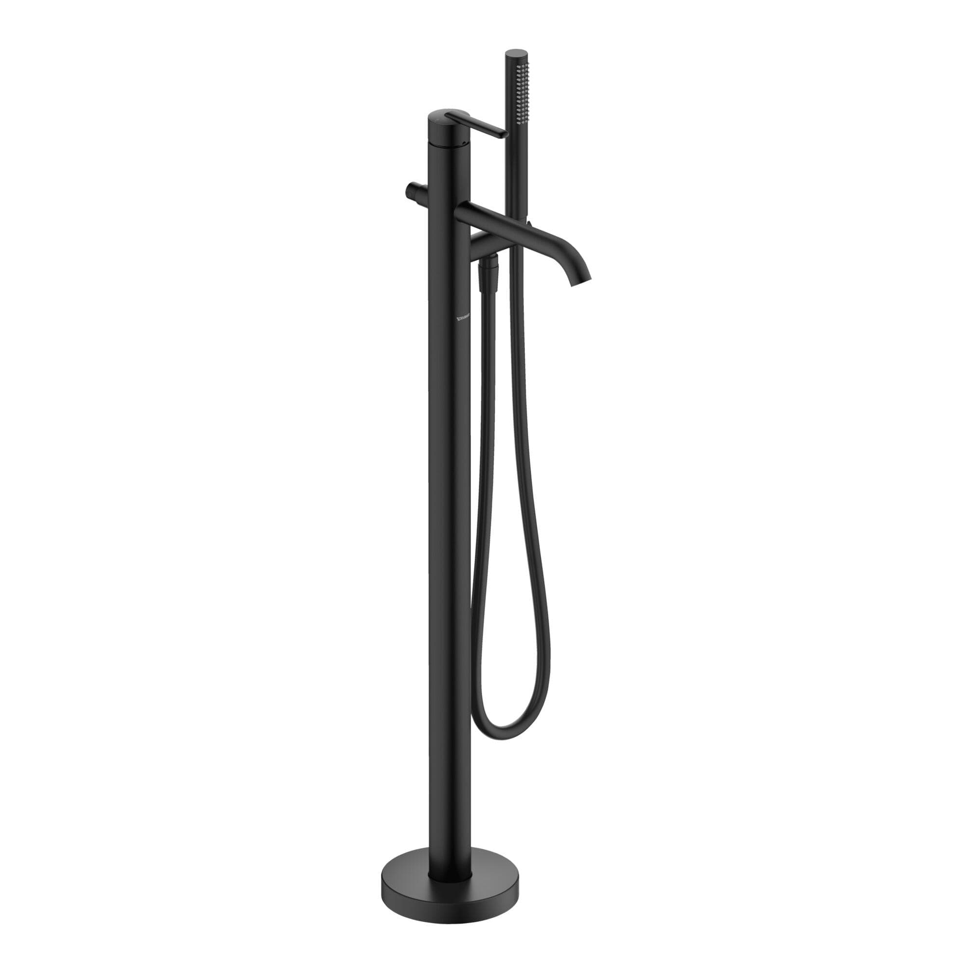 Duravit Balcoon Unterputz-Wannenarmatur 201mm Bodenstehend Schwarz Matt