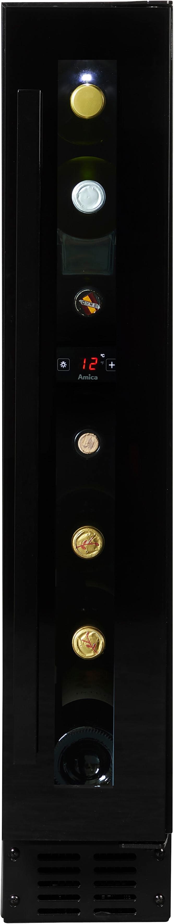 AMICA Weinkühlschrank WK 341 100-1 S Schwarz Kompressorkühlung