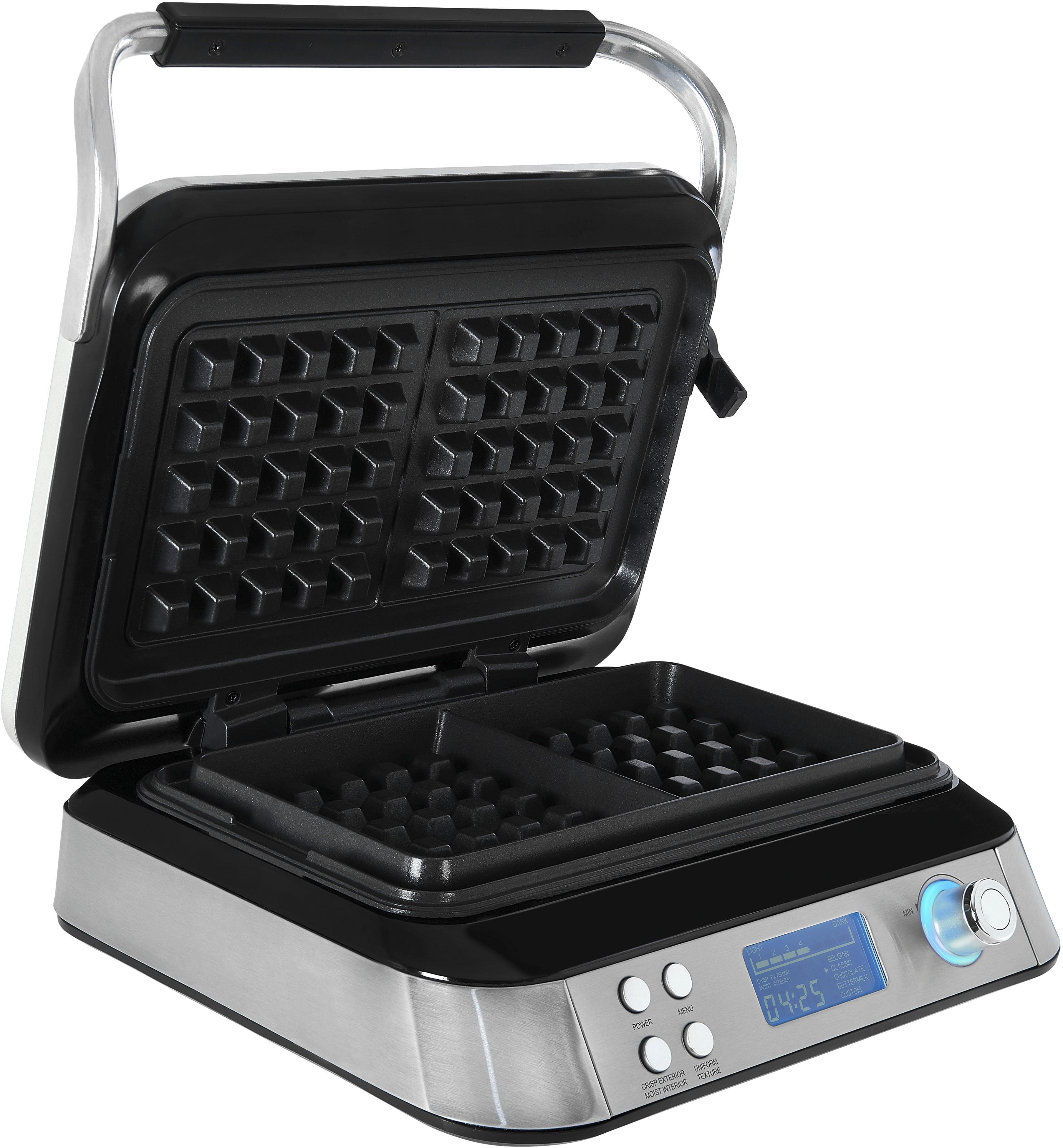 GUTFELS Waffeleisen WAFFLE 5010 Schwarz LED-Display