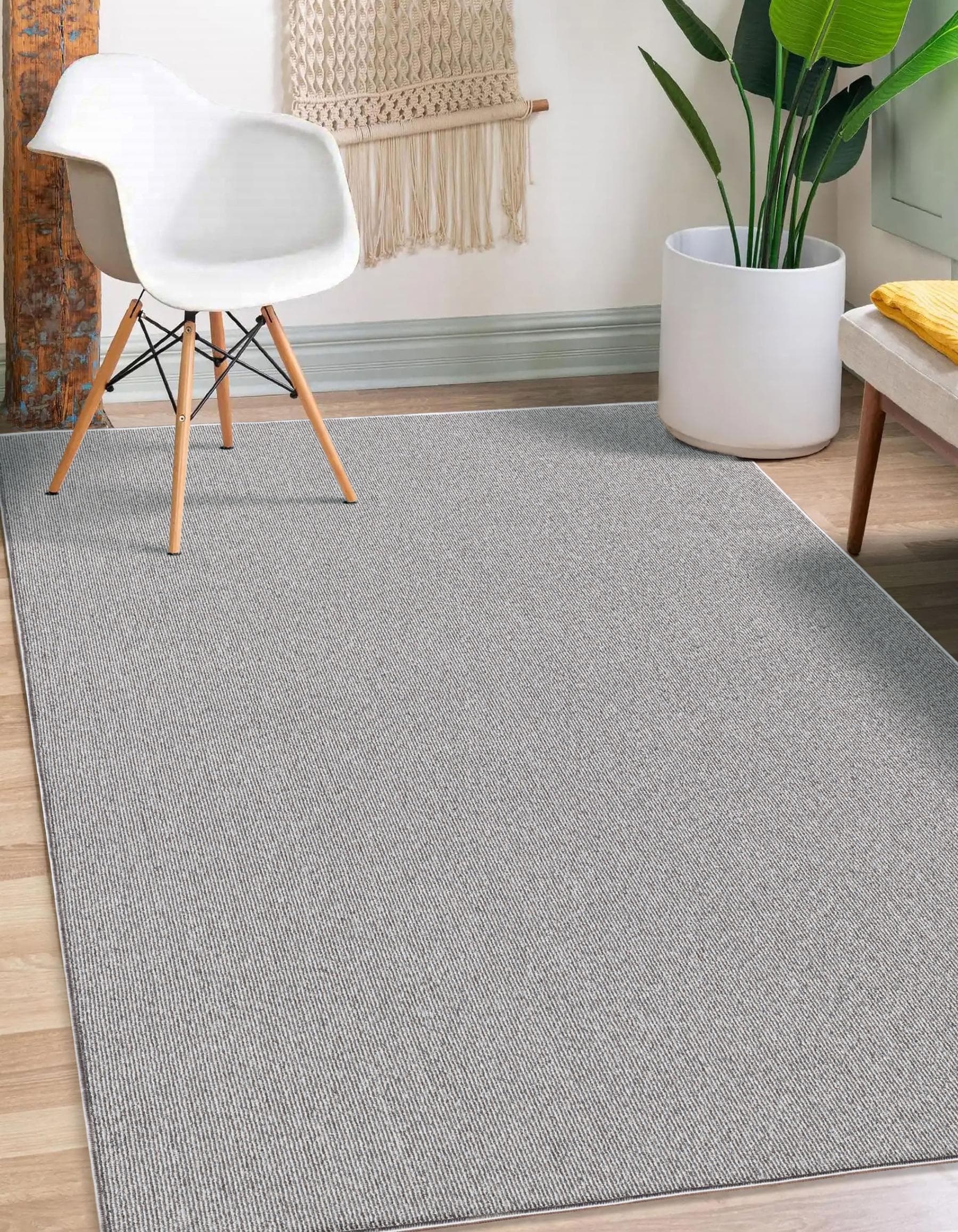 MERINOS Mix Art 180 Teppich Grau Kurzflor Modern