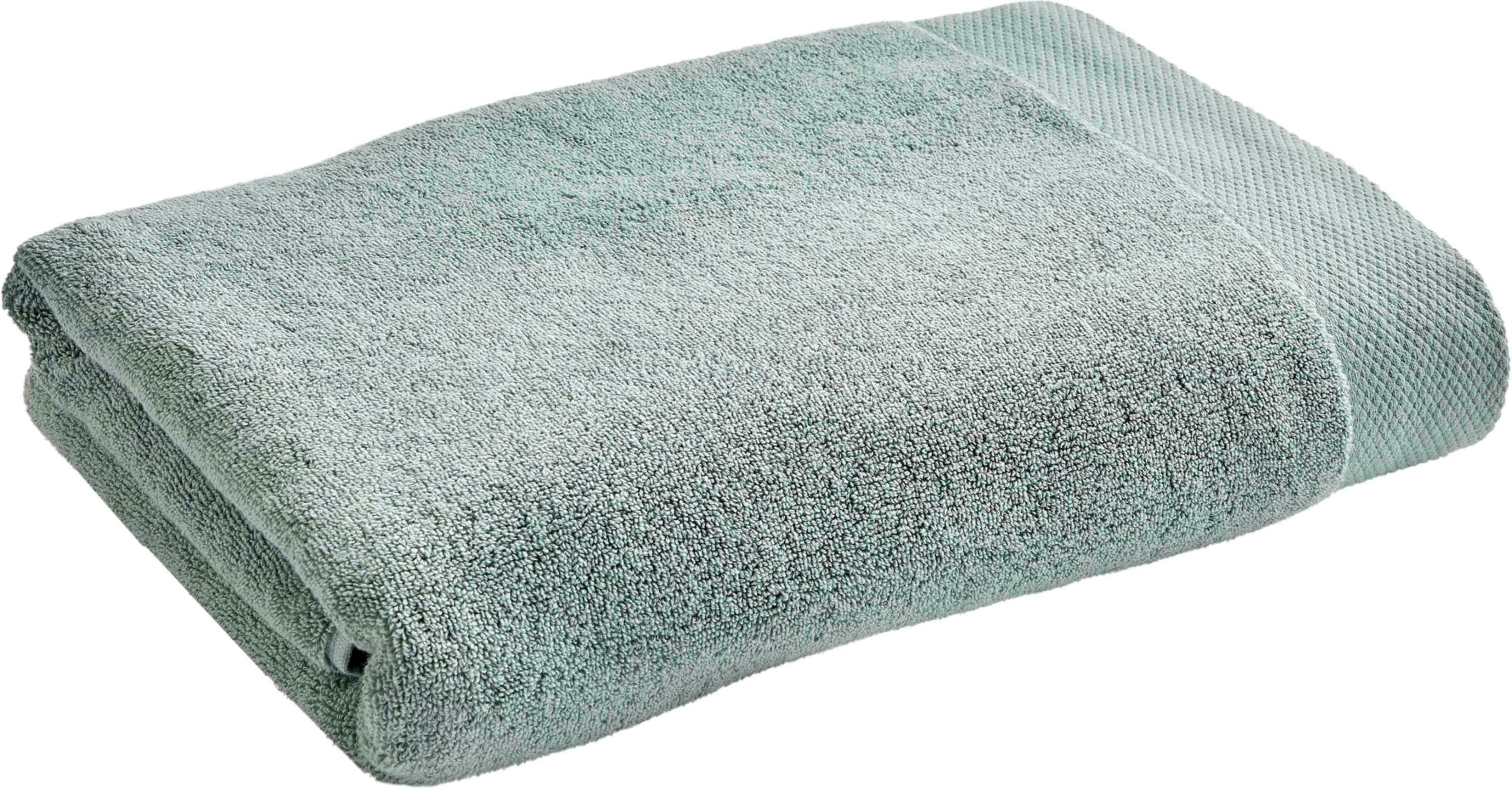 CHRISTY LUXE Duschtücher Grün 2er Set Premium Walkfrottier