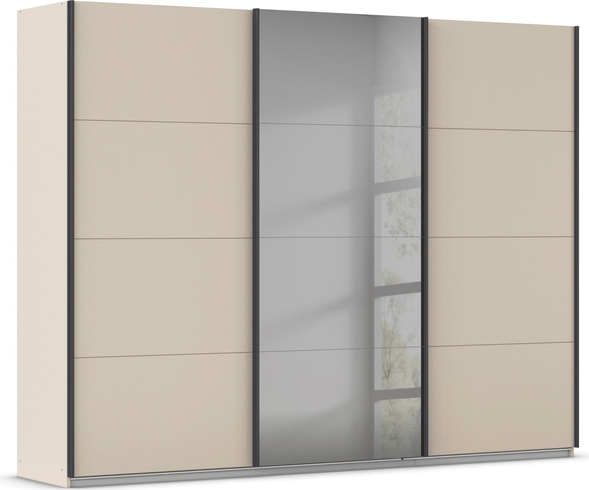 OTTO HOME Schwebetürenschrank FERRIS Beige mit Spiegel