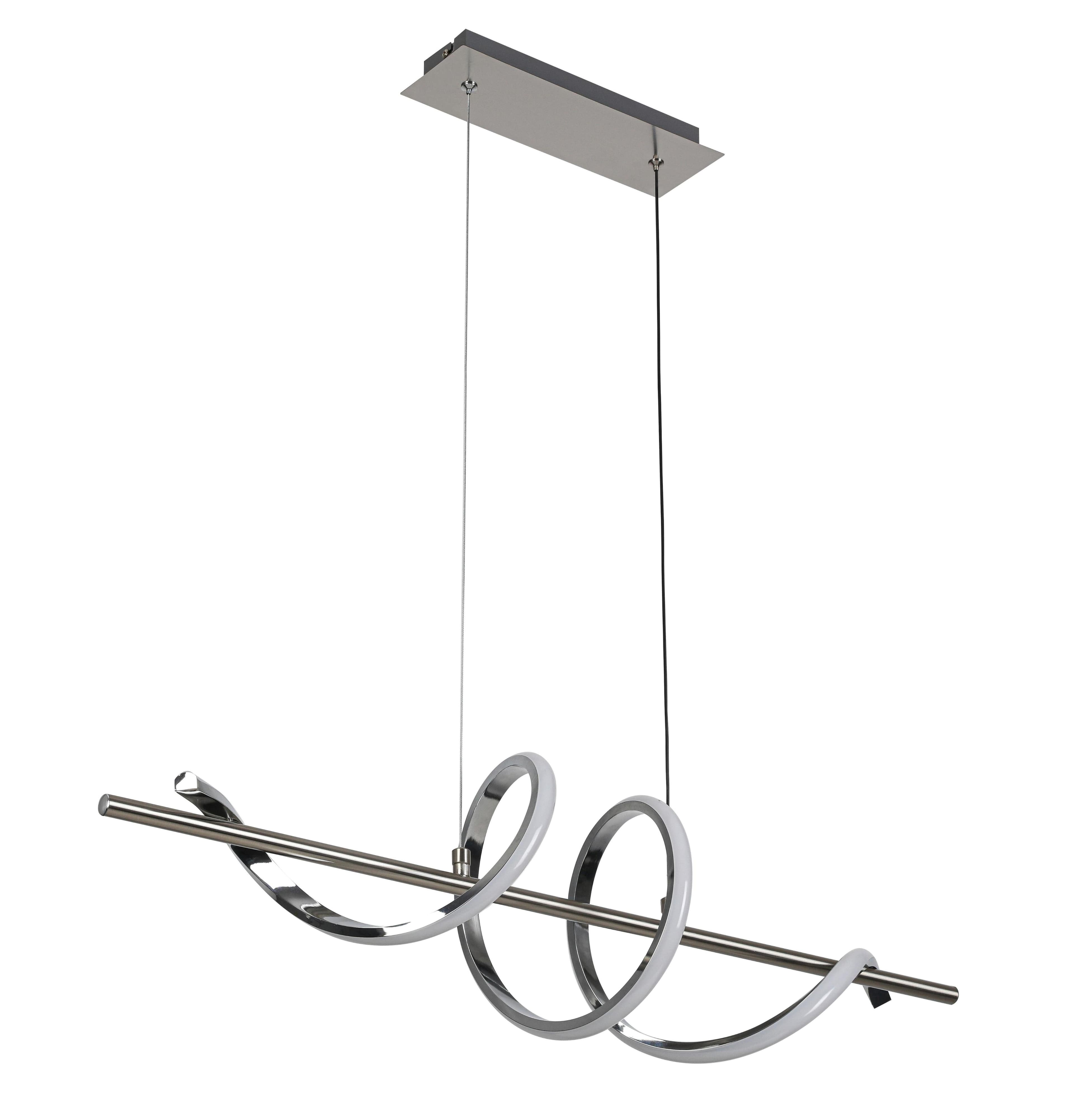 LED-Hängeleuchte Lina Chrom/Nickel 20 W