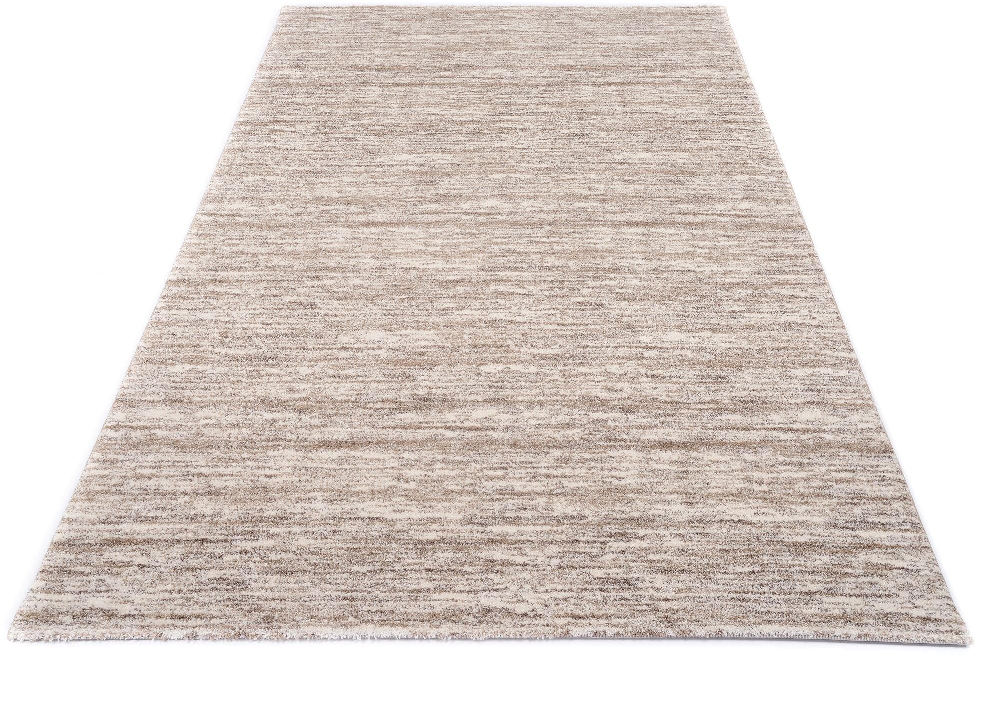 OCI Teppich Sofi Lori Braun Creme Kurzflor 65x130cm