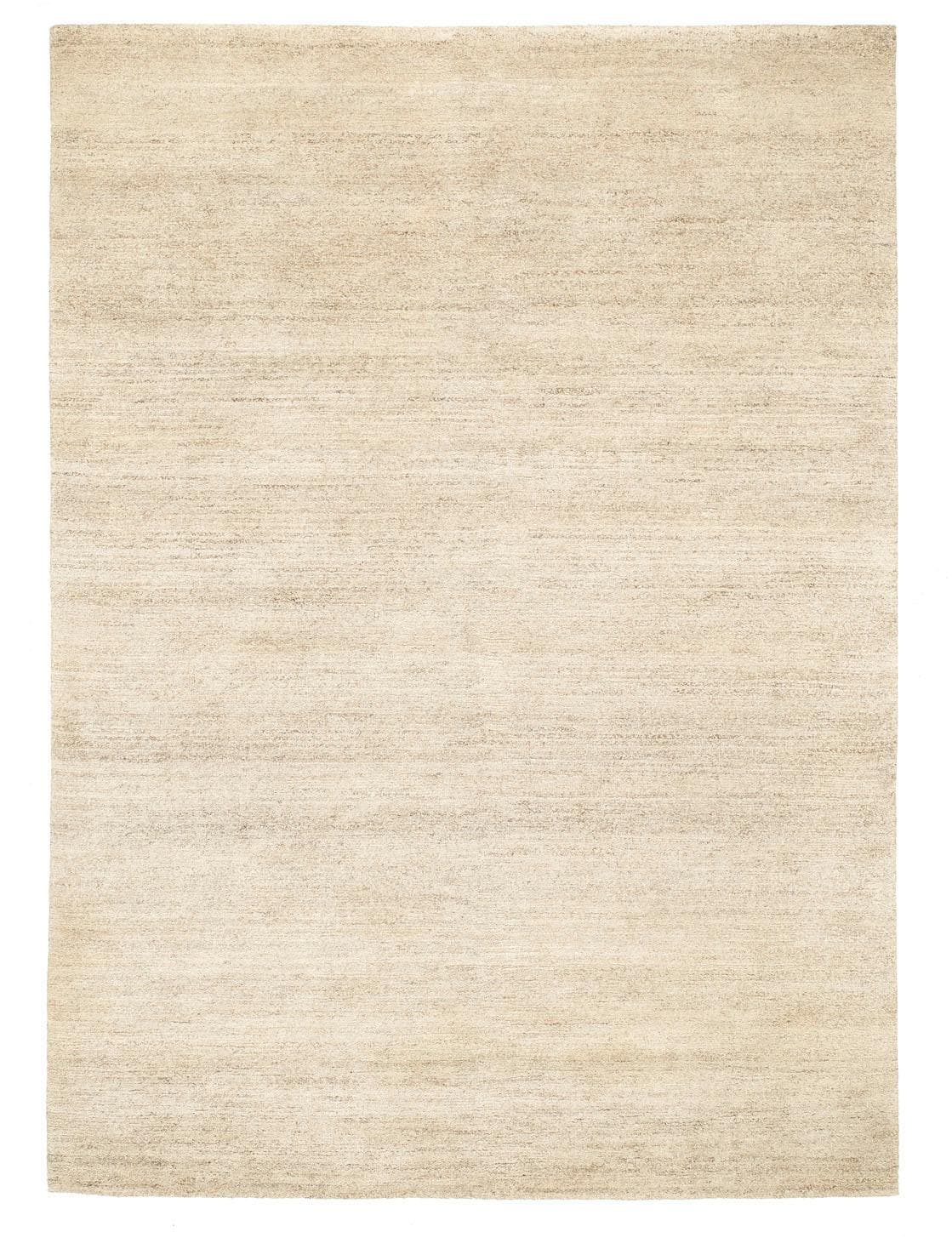 OCI Davina Uni Orientteppich Nepal Wollteppich Beige Handgeknüpft