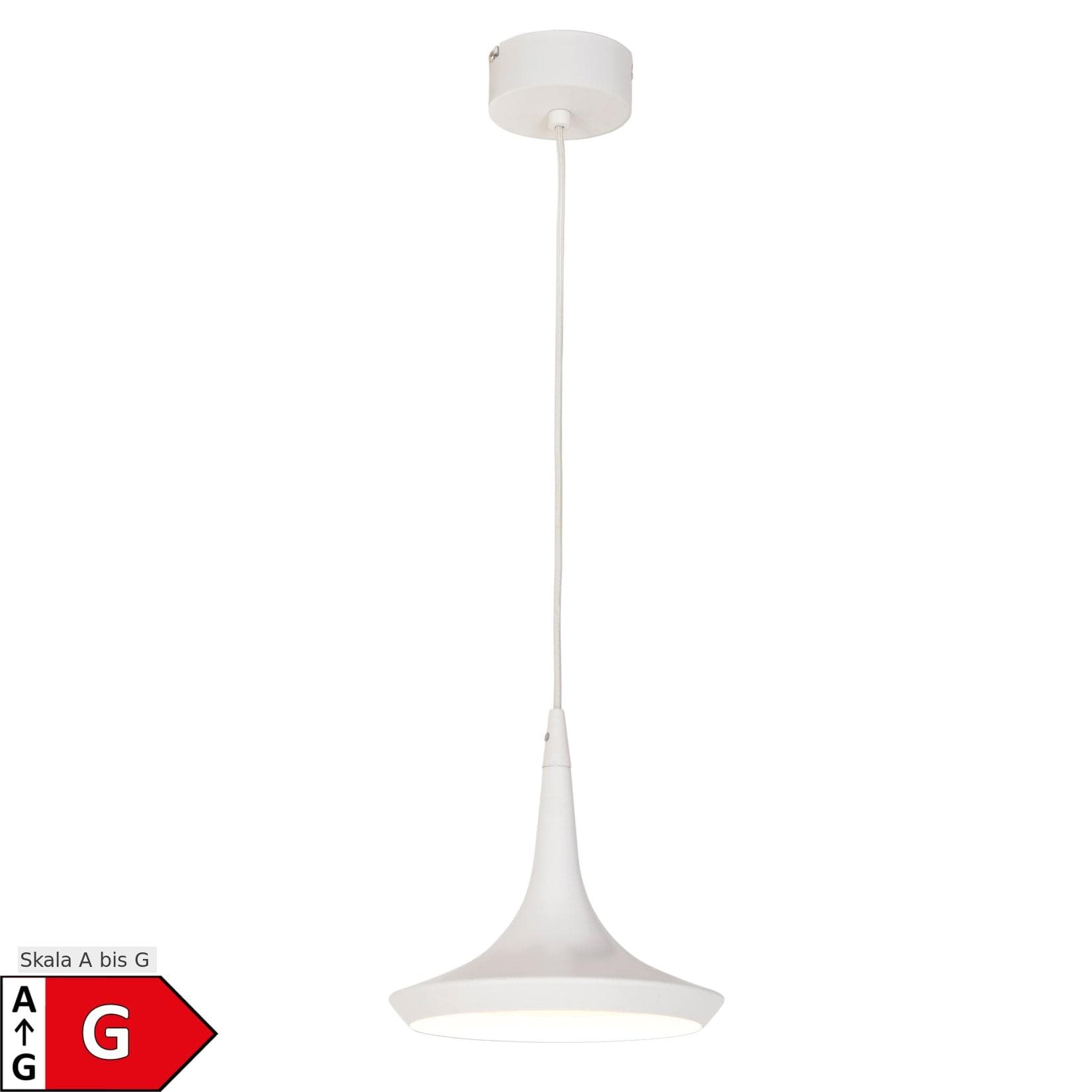 Näve LED Pendelleuchte OSLO Ø: 22cm weiß