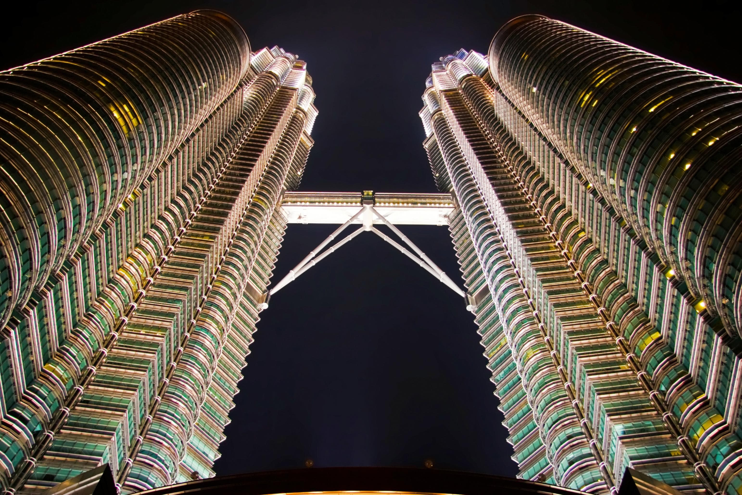 PAPERMOON Fototapete Skyline New York Singapur Hongkong Vlies Bunt