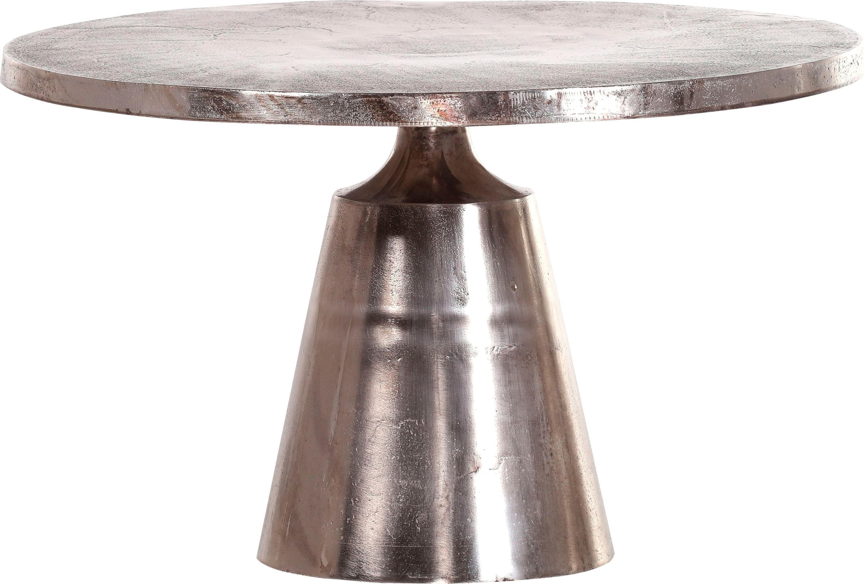 GUTMANN FACTORY Mix&Match Couchtisch Silber Industrial Style