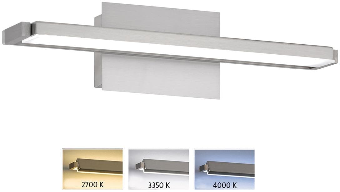 FISCHER & HONSEL LED Wandleuchte Pare TW Grau Nickelfarben Dimmbar CCT