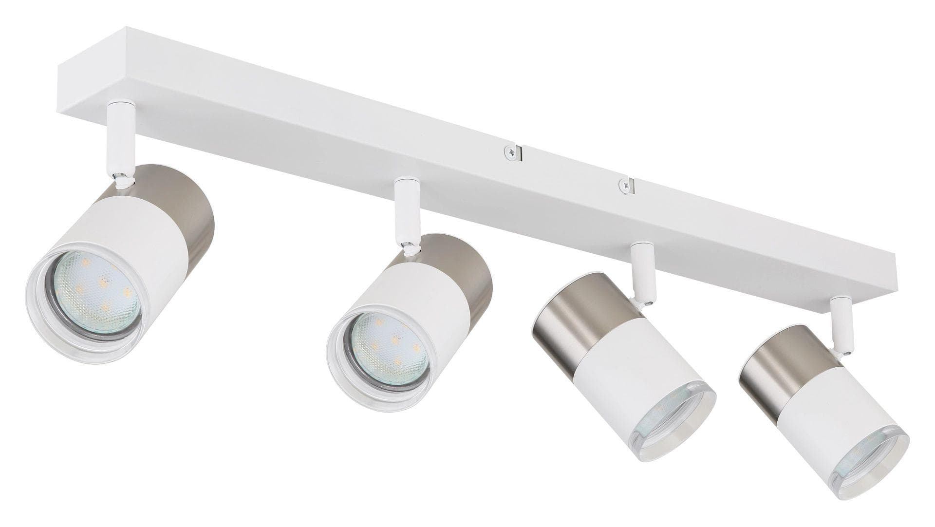 GLOBO LIGHTING Deckenstrahler BRISBON Weiß Matt 4x GU10