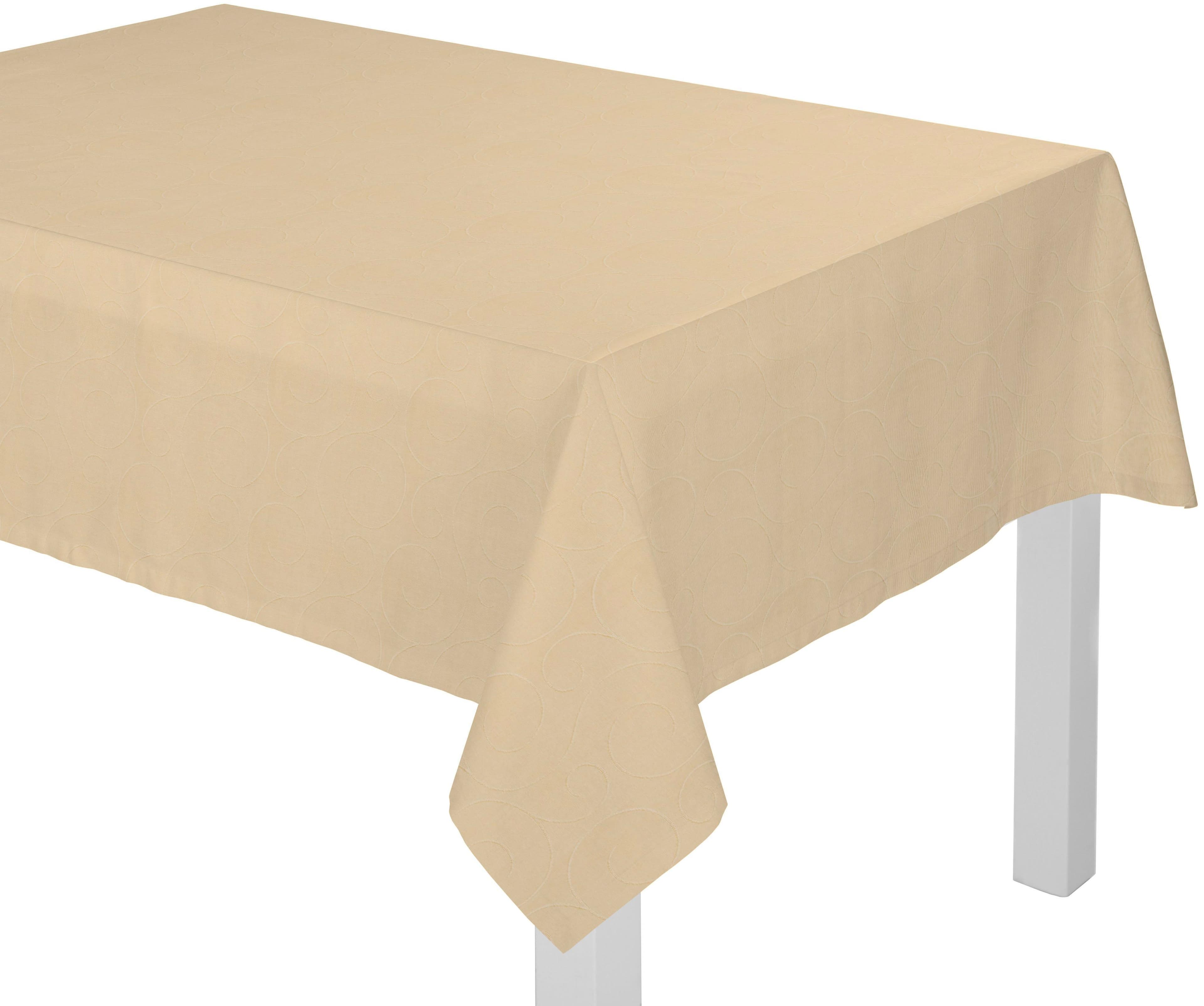 Tischdecke WIRTH 'Neufahrn' Grau Taupe 130x160cm