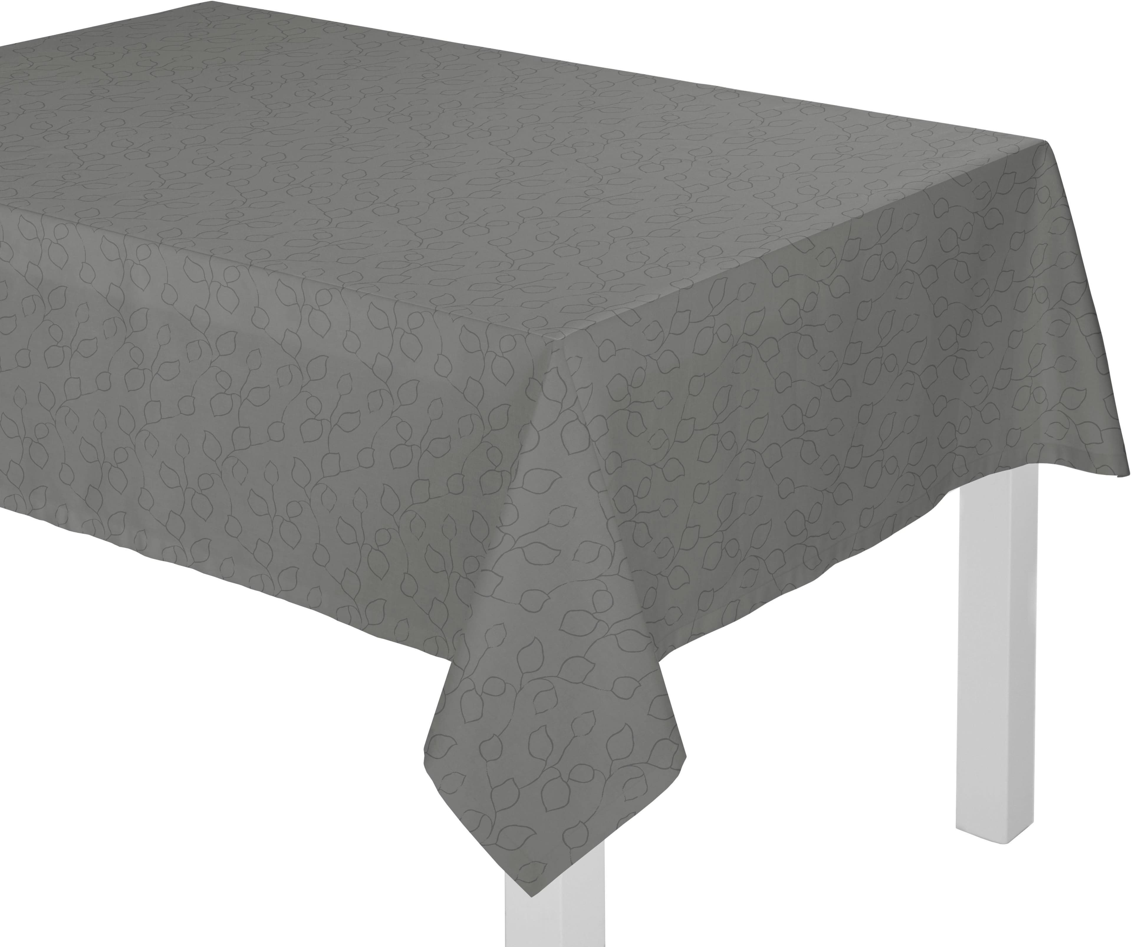 Tischdecke WIRTH Westport Dunkelgrau Jacquard