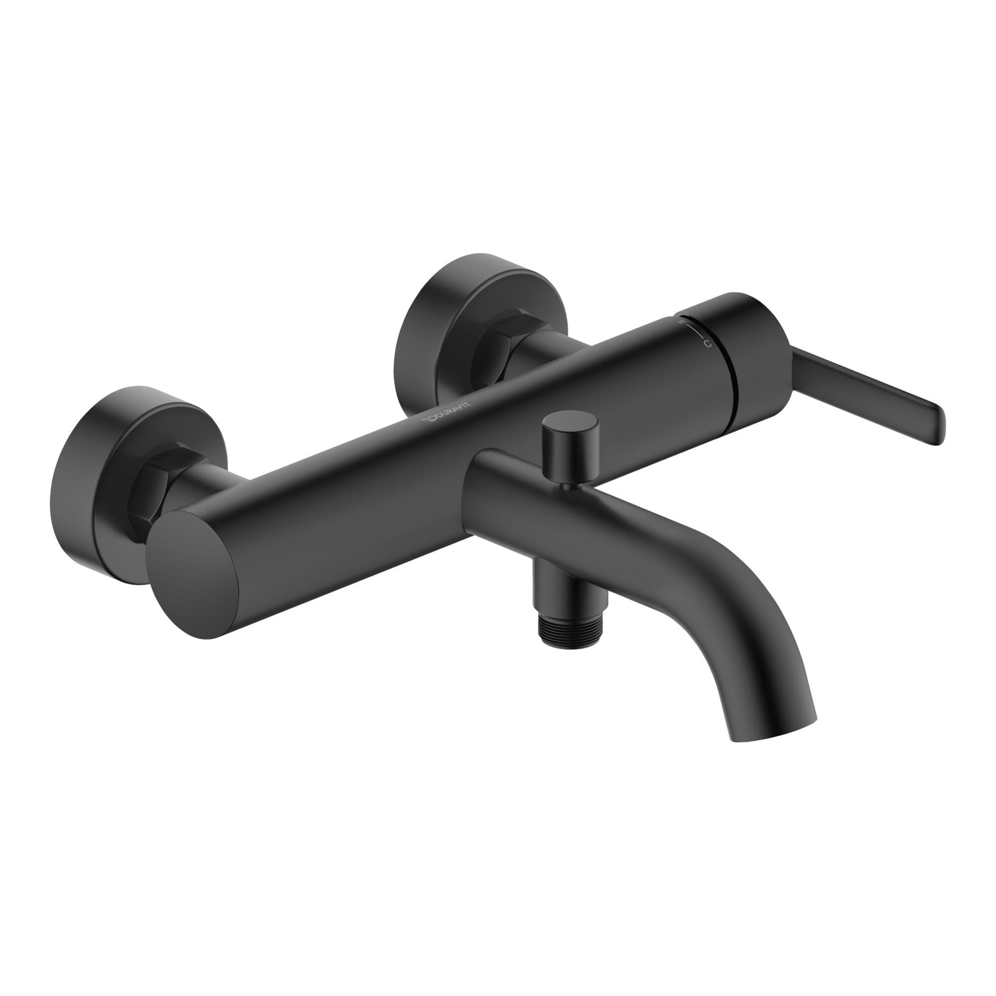 Duravit Balcoon Wannenarmatur BA5230000046 Aufputz Wandmontage Schwarz Matt