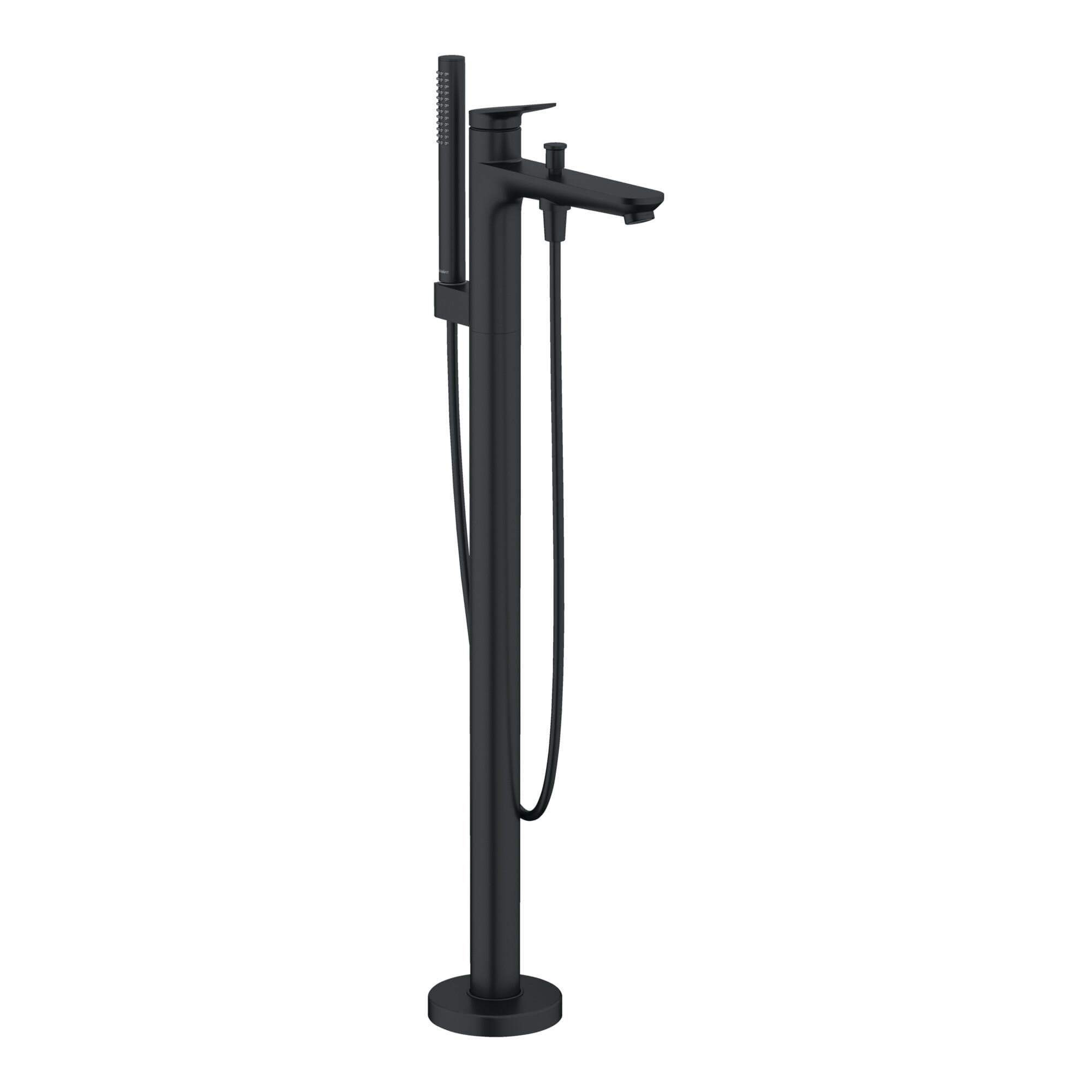 Duravit Wave Fertigmontageset WA5250000046 Unterputz-Wannenarmatur Bodenstehend Schwarz Matt