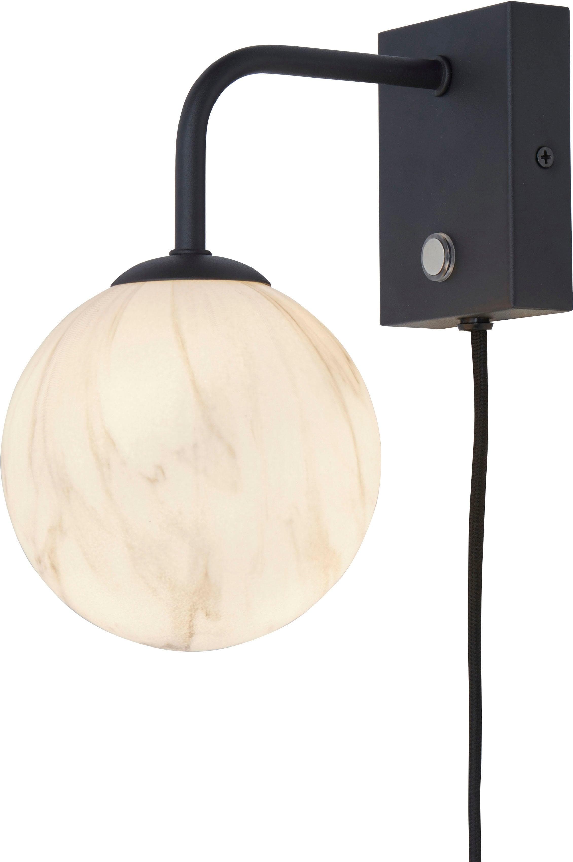 IT'S ABOUT ROMI Carrara Wandlampe Schwarz/Marmor