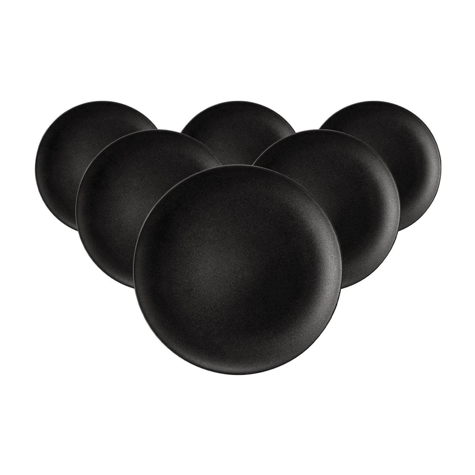 Seltmann Weiden Brotteller Liberty Velvet Black 6er Set