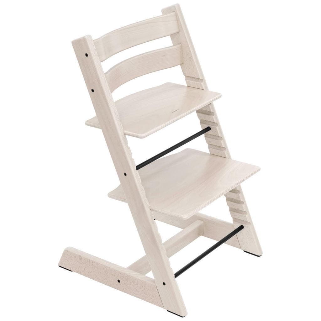 Stokke Hochstuhl Tripp Trapp Buche Beige Grau Weiß höhenverstellbar