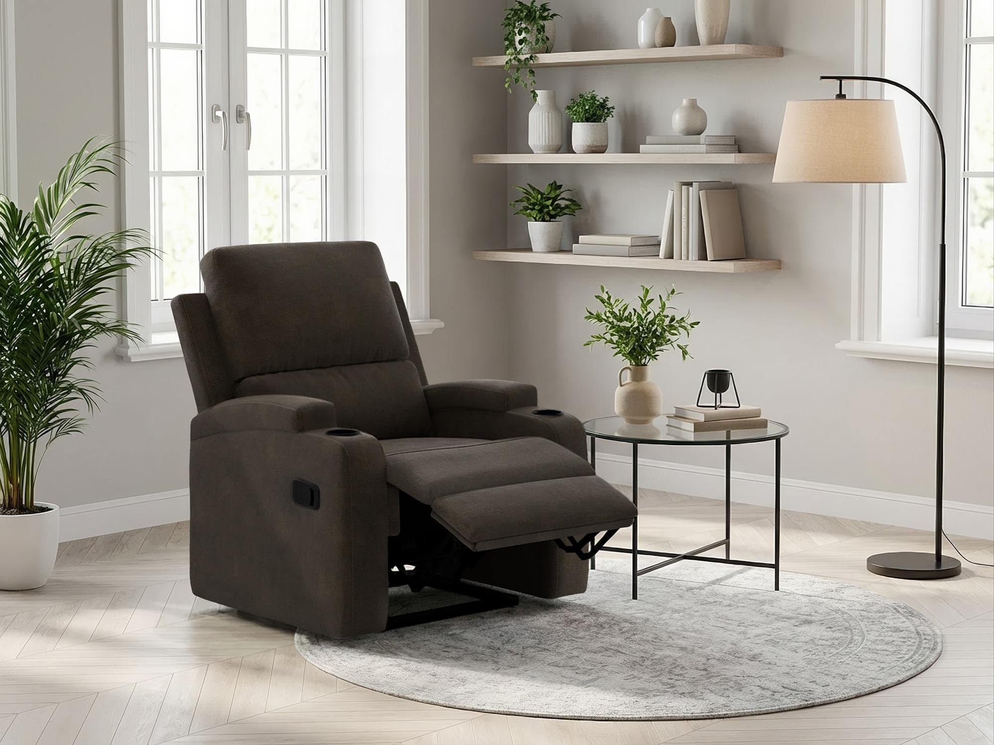 Relaxsessel OTTO HOME Napori Anthrazit mit Relaxfunktion